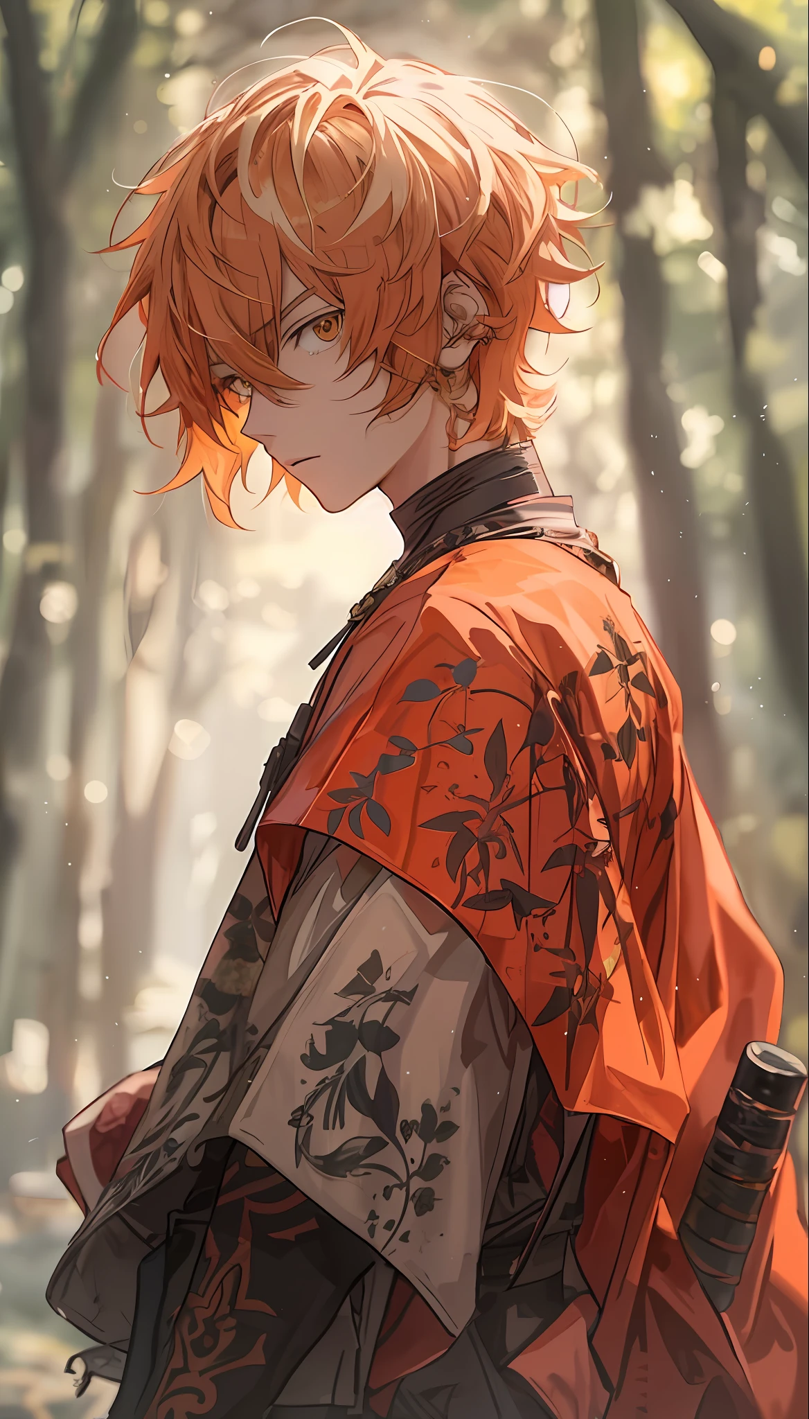 anime, anime boy, anime art, anime boy, anime, anime, anime, boy, boy, boy, boy, boy, boy, boy, boy, orange - haired anime boy, handsome guy in demon slayer art, clean detailed anime art, male anime character, detailed digital anime art, detailed anime character art, beautiful anime portrait, highly detailed exquisite fanart