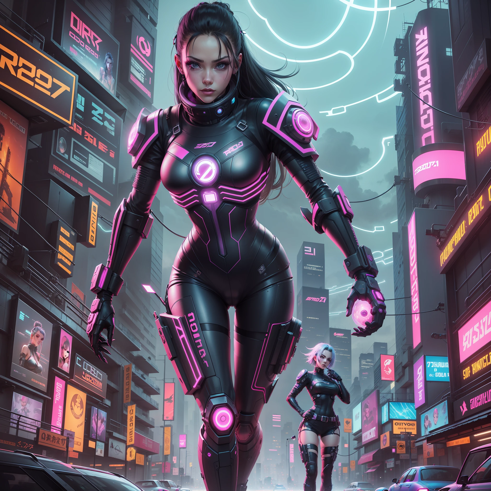 cyber punk girl 2077 --auto --s2