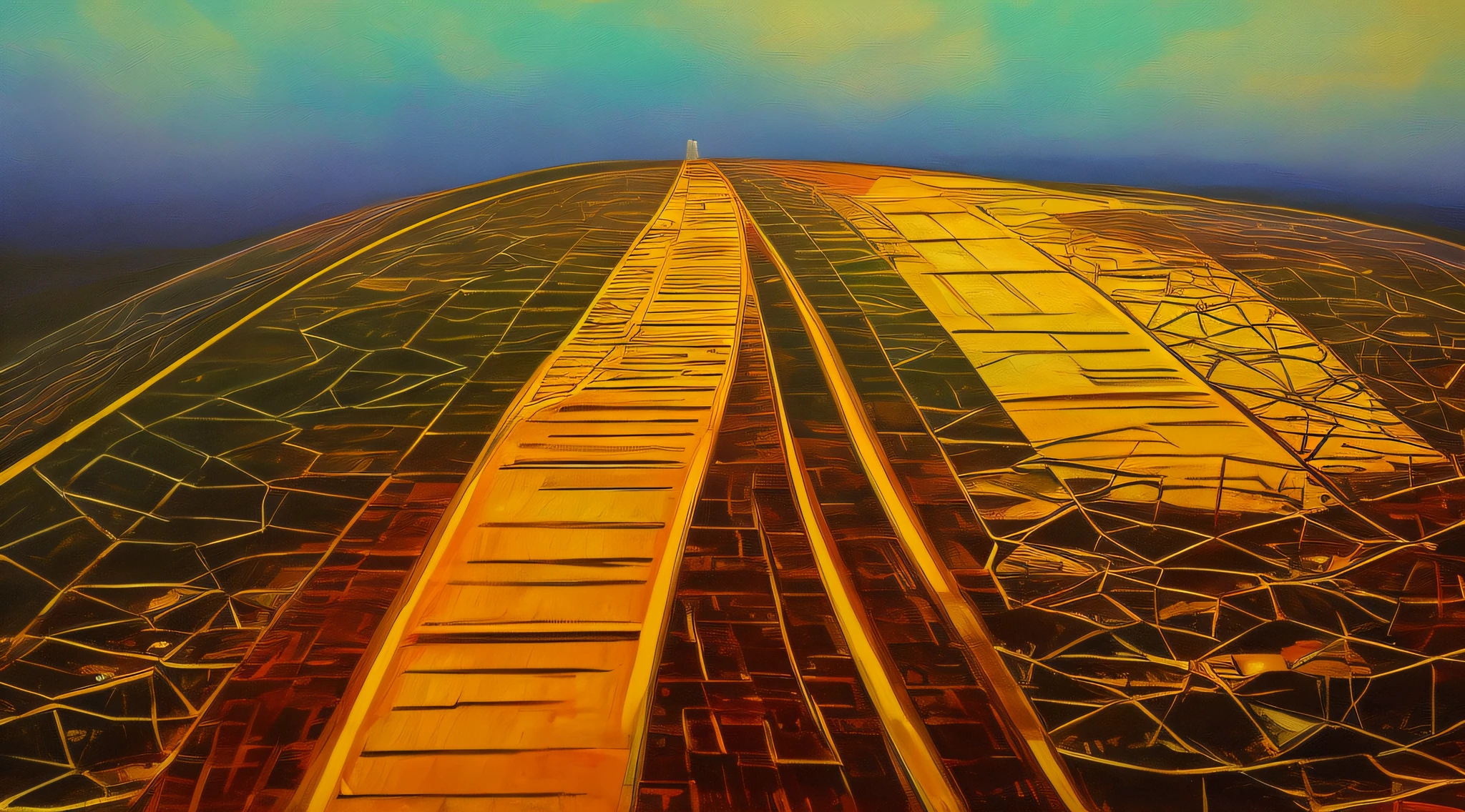 Highway, like brain structure, fine, surrealist style, HD, fine detail --auto --s2