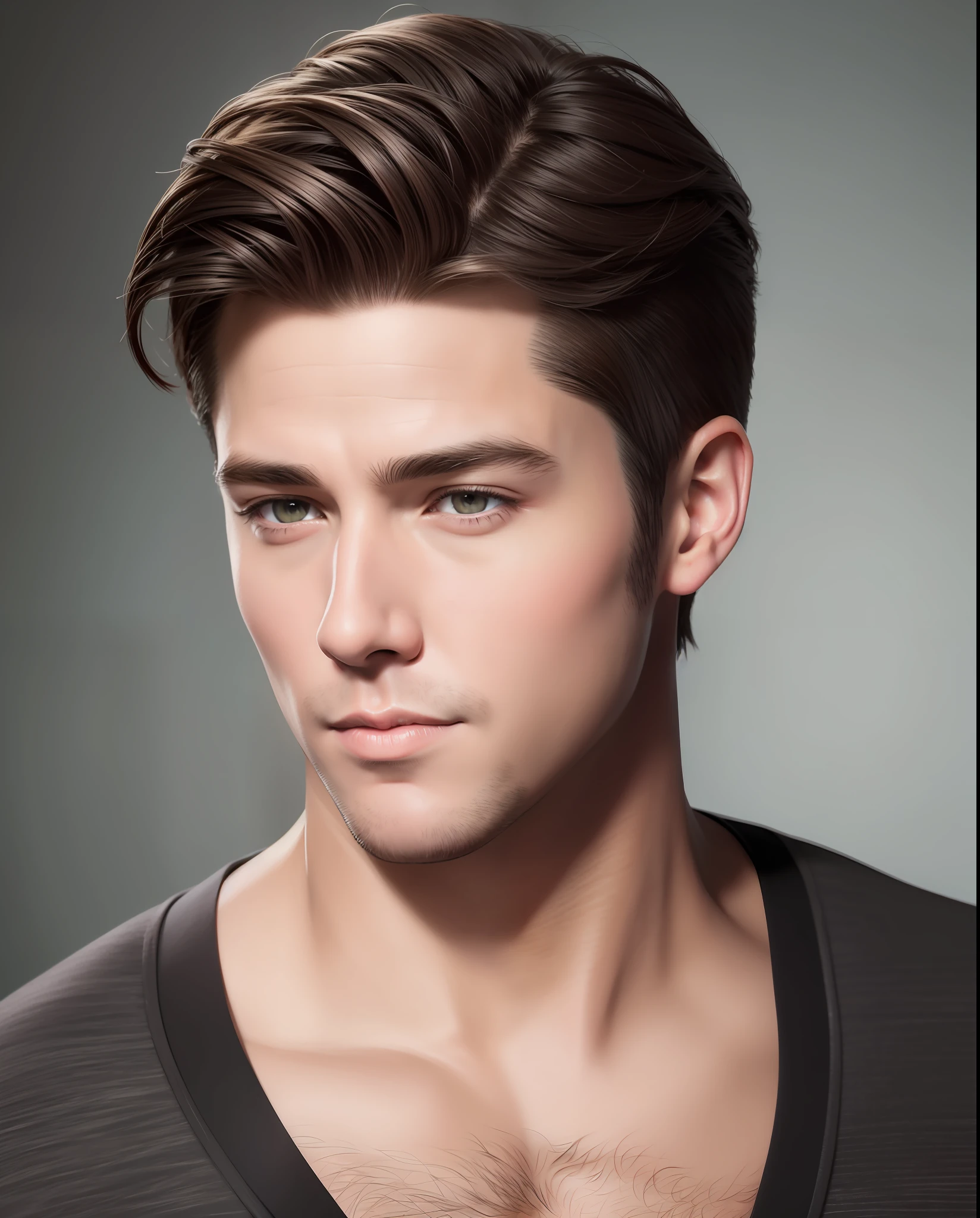 Handsome portrait Logan. Photorealistic style, 8k, detailed face, high quality.