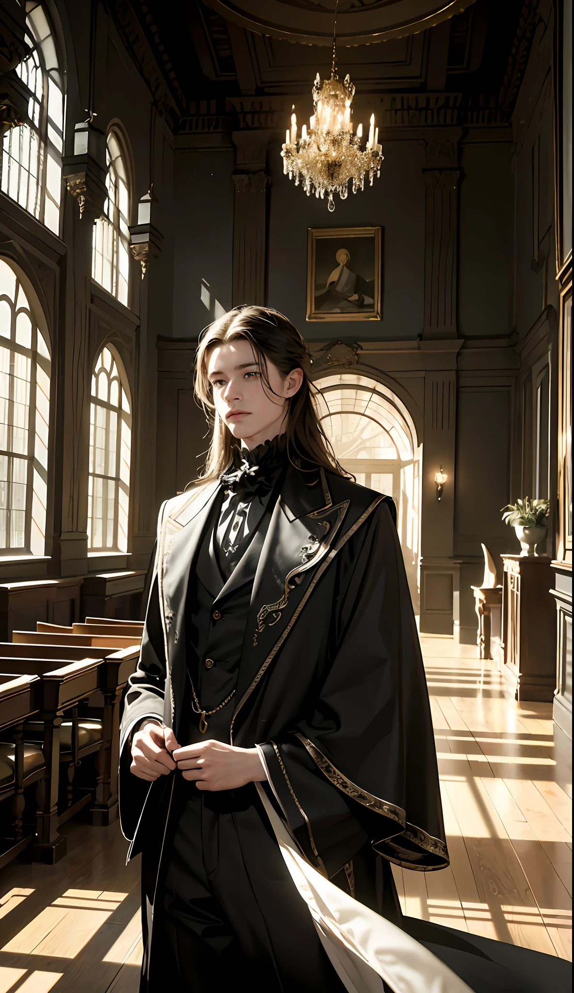 vivid lighting, enchanting elegance, atmospheric depth, masterful technique, naturalistic representations, harmonious composition, creative refinement, impressive juxtapositions,
1Boy, solo, flowing hair, bright eyes, dark clothes, staring
department store
Interior
Serenity
Barn, worn, nostalgic, Victorian style, low light