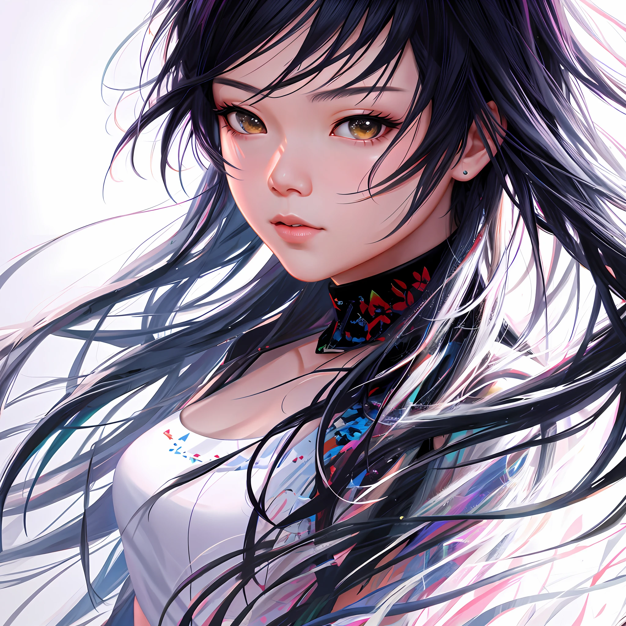 Witness Ross Tran's talent as he creates a hyper-realistic digital portrait of a human figure in incredible detail, capturing the essence of personality and emotions in every brush stroke