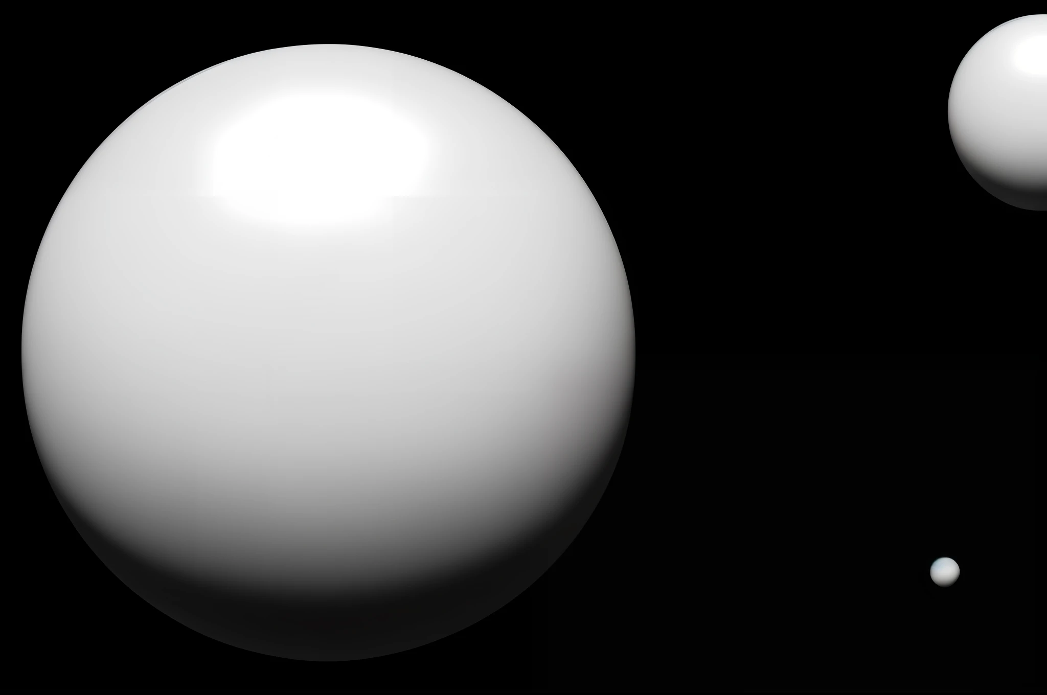 there are two white eggs and one white egg on a black background, ultra ambient occlusion, an ambient occlusion render, ambient occlusion render, ambient occlusion, lunch time on uranus, smooth light shading, sphere, ghost sphere, smooth oval head, white: 0.5, subsurface scattering light, uranus