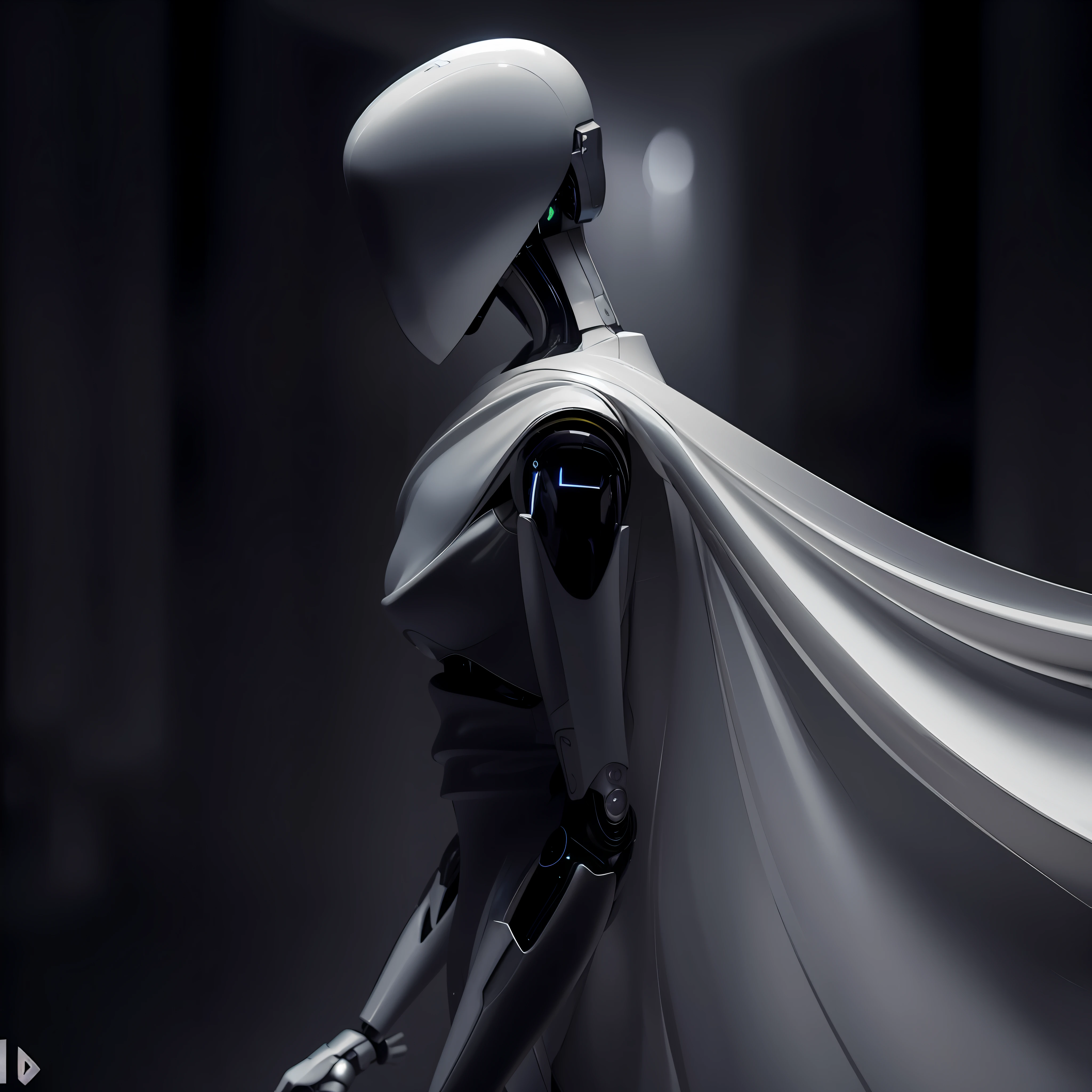 a closeup of a sensual female robot with a translucent fabric, sensualizing robot landing for photo, fashion photography, medium breasts, wlop : : 6 octane render : : 3, smooth 3d cg render, 3d render digital art, inspired by Marek Okon, smooth digital concept art, digital art render, daily render, super render in octane render, futuristic robot body, smooth render, beautiful robot character design, blurry dark alley