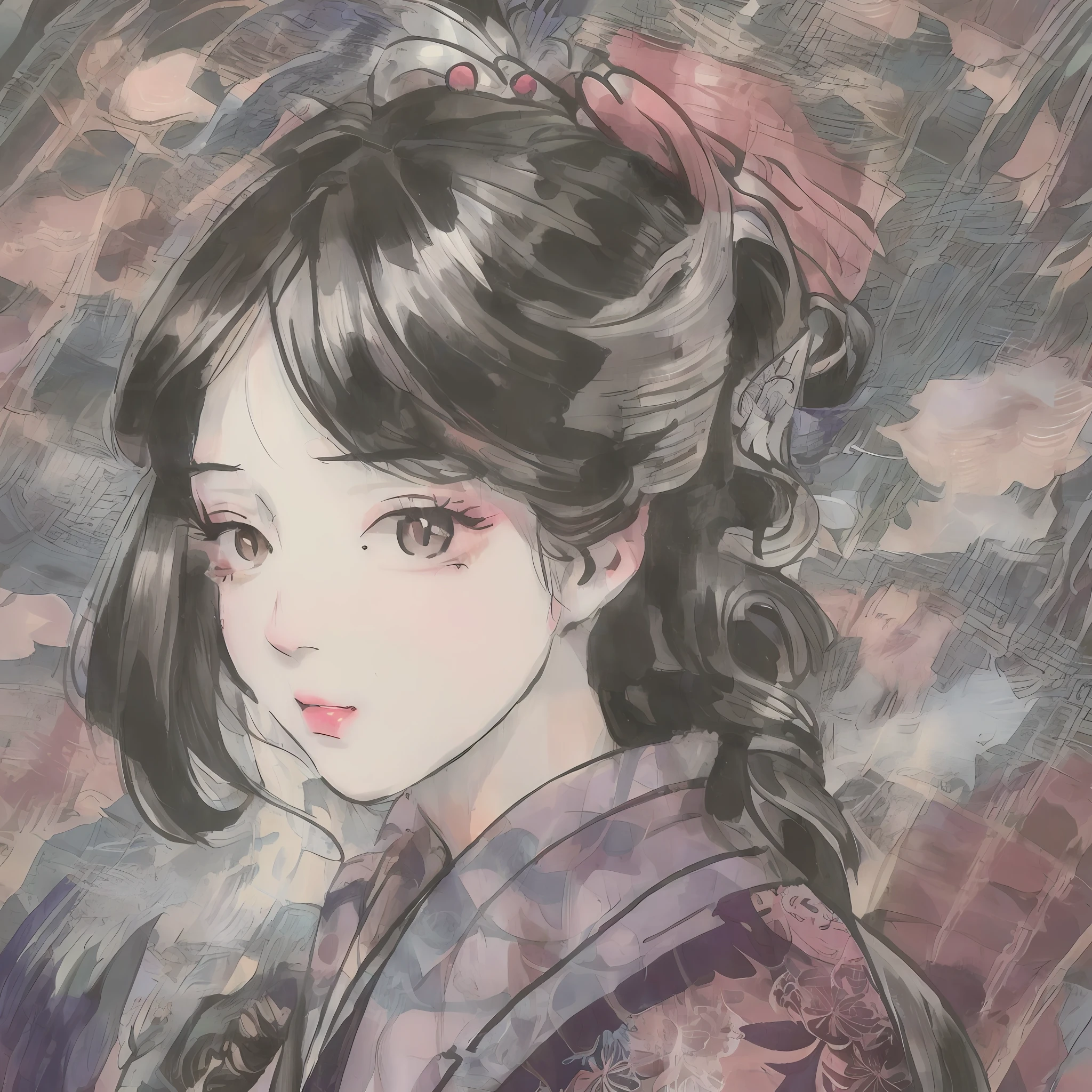 Ukiyo-e, woman, bijin-ga --auto --s2