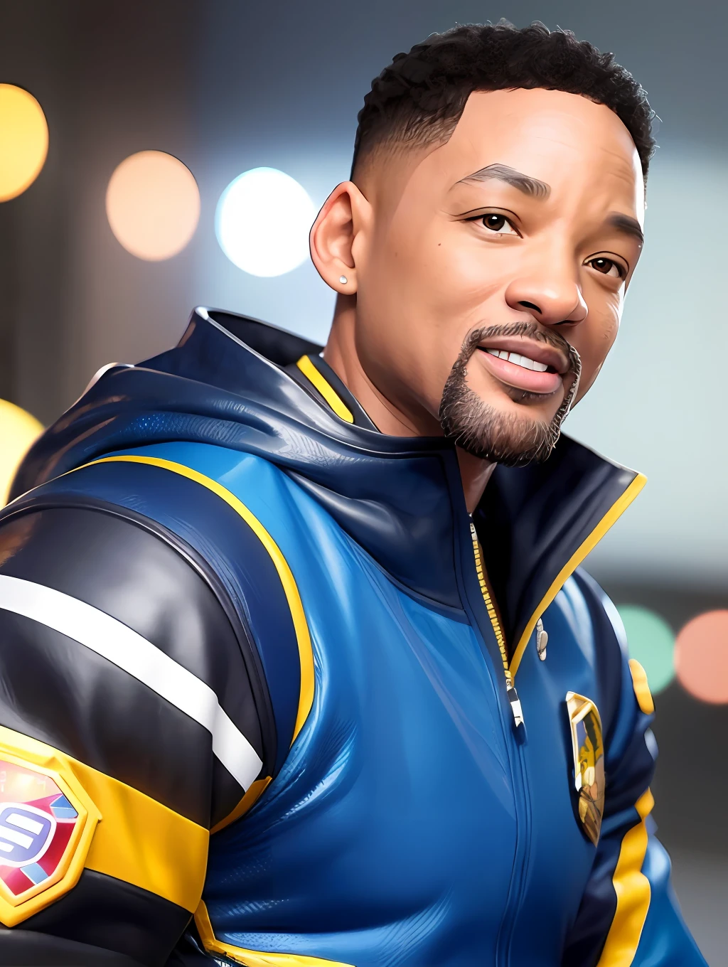 Make a super realistic 8K image of Will Smith at the current age he is in 2023 --auto --s2
