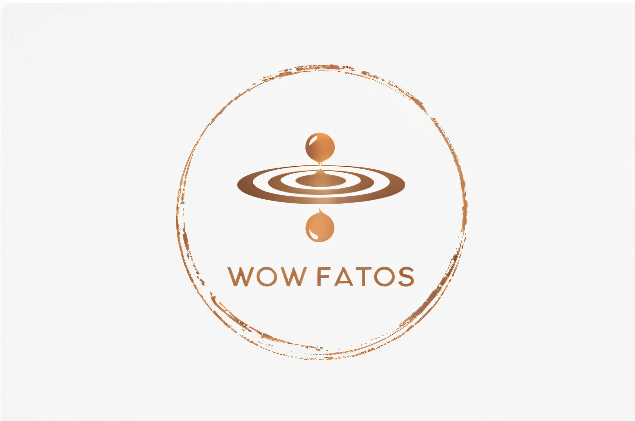 a close up of a logo with a brown circle and a brown object, wow factor, from wow, wow, logo in abstract style, logo concept design, clean logo design, best on wlop, logo design, wlop art, minimalist logo without text, abstract logo, wlop |, by Konrad Witz, wolff olins, wow!, rounded logo --auto --s2