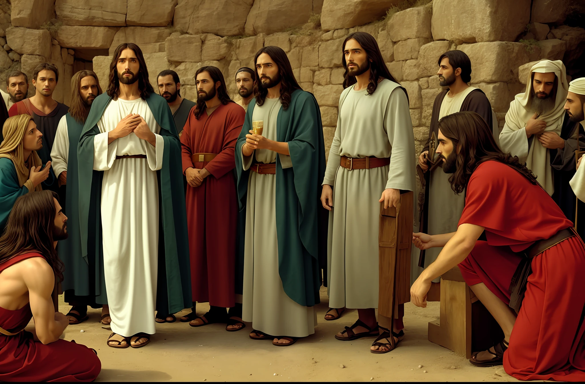 Jesus of Nazareth and his disciples