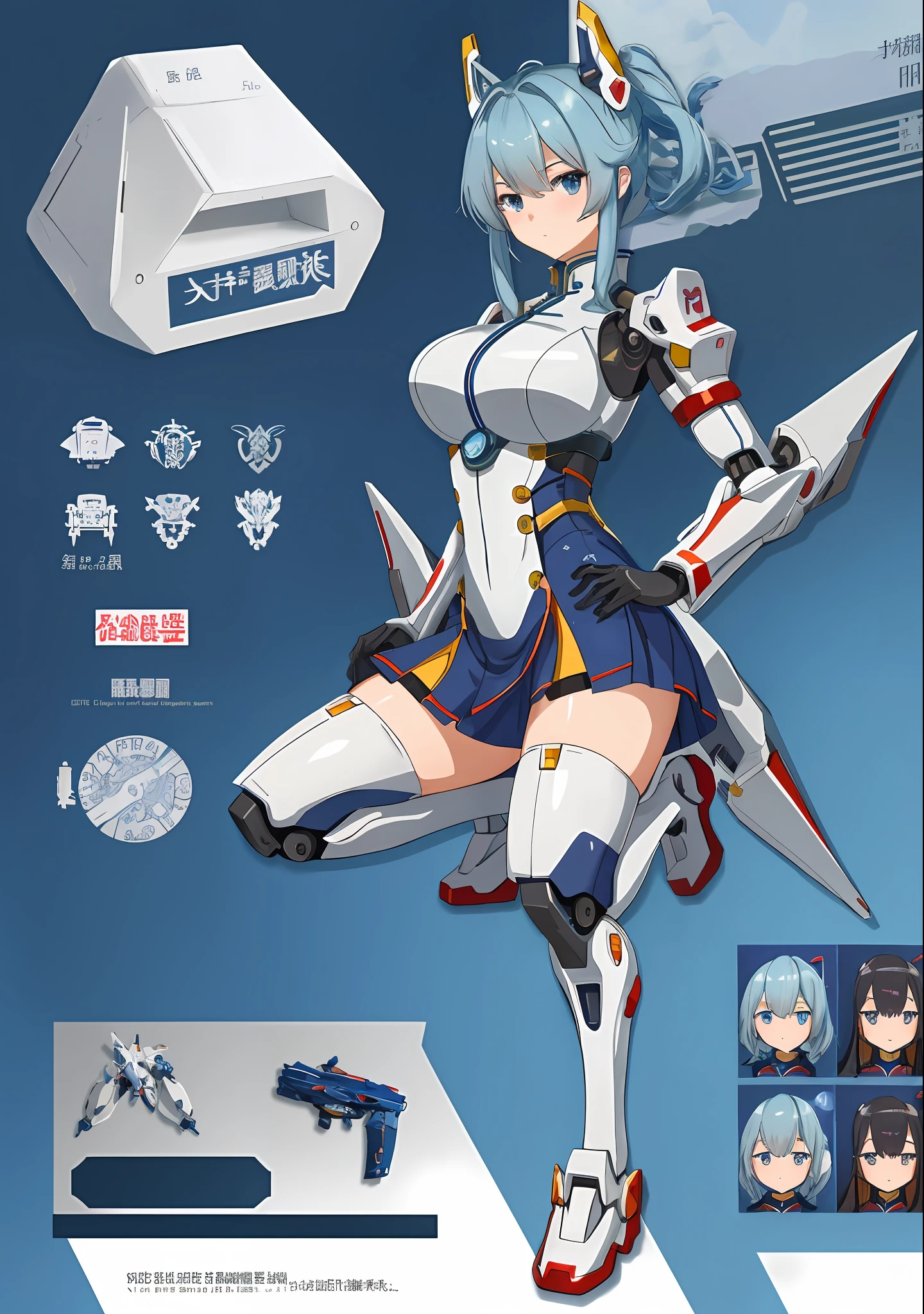 Anime girl with very big breasts and very big ass, full body Xianxia, small curvy ,((squatting)), full body,arms behind head,, {spread legs}, bow-leggedness, Crab crotch,((solo girl)), big, big ass, miniskirt, (( thighhigh)),((crotch))、(POV))))、,curvy,(thighhigh),(China dress))、(long slit)、pixiv3dcg,, negao, pixiv, ecchi, otporo potion, full body commission four, top rating on pixiv, close-up of robot toy with gun, Japan mechaKatsuro Otomo, Very Detailed, Metal Gear Mecha, Manatee-Shaped Mecha, Mecha Suit, #メカ, Mecha Body, White Mecha, So No Mecha Robot, Konami Mecha, Action Figure Mecha, Hard Surface Character Pinterest