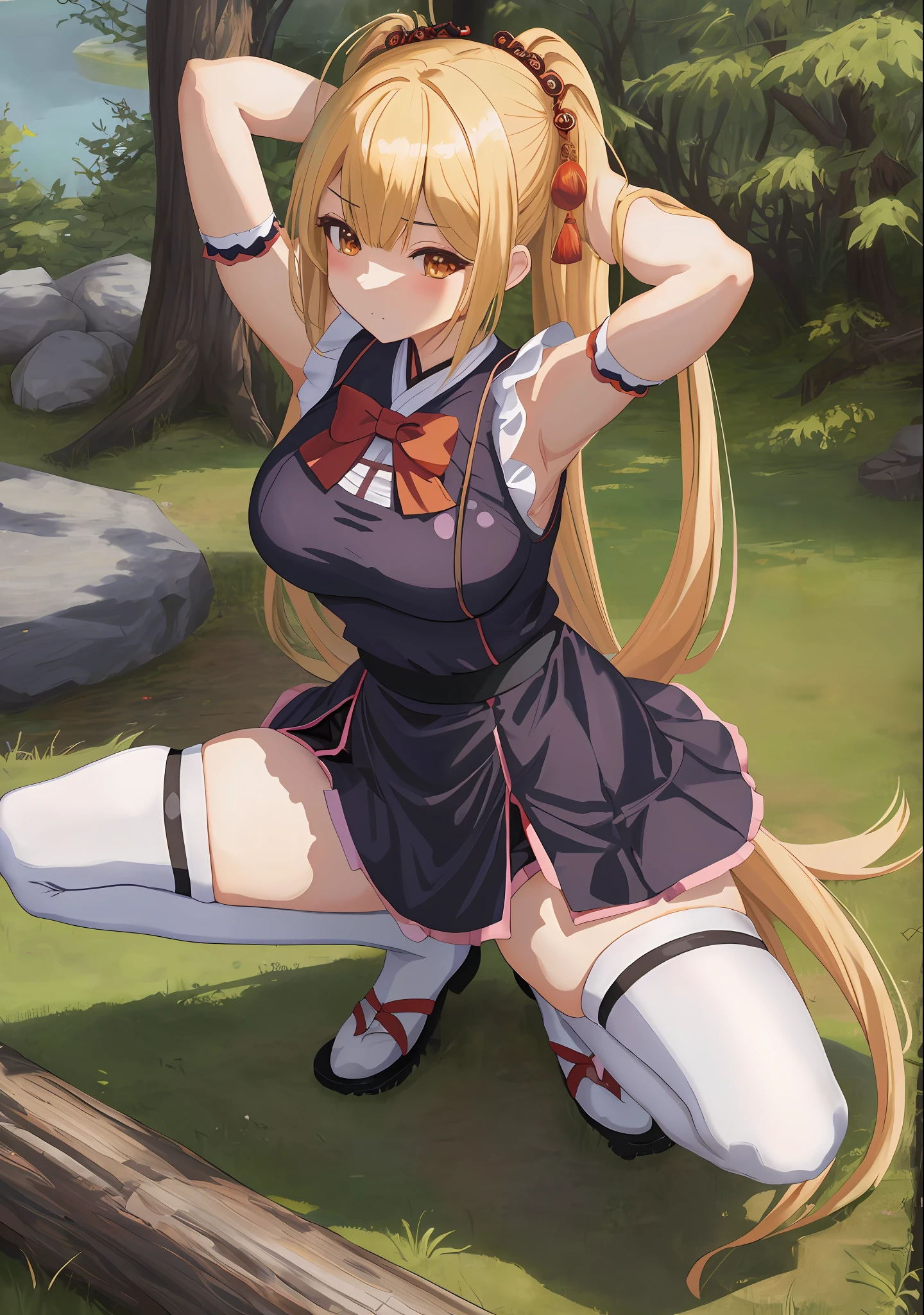 Anime girl with very big breasts and very big ass, full body Xianxia, small curvy ,((squatting)), full body,arms behind head,, {spread legs}, bow-leggedness, Crab crotch,((solo girl)), big, big ass, miniskirt, (( thighhigh)),((crotch))、(POV))))、,curvy,(thighhigh),(China dress))、(long slit)、pixiv3dcg,, negatives, pixiv, ecchi, opporo potion, full body commission four, top rated on pixiv, Woman in bikini top and shorts holding pine branches,, ecchi, ecchi anime style, ecchi style, ahegao, anime Barbie in white stockings, (((Misa Amane #)), small curvy lolirin kitagawa fan art, Kentaro Miura, seductive anime girl, big!!, anime goddess