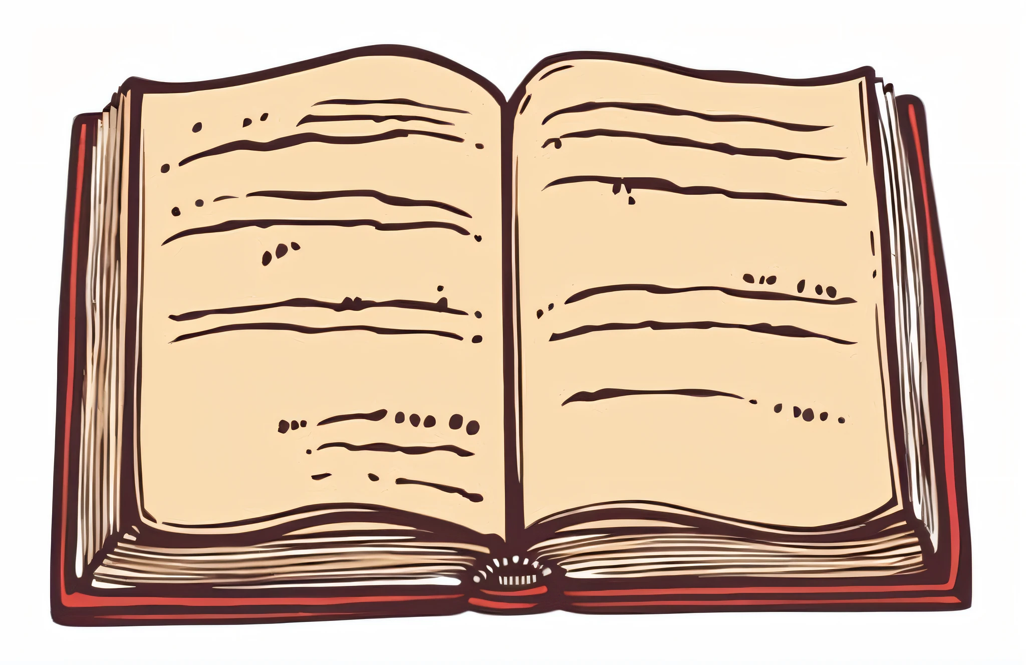 an open book with a line drawing of a line of writing on it, an open book, open book page, big open book, detailed book illustration, big opened book, old book, grimoire page, read a directory book, whole page illustration, textbook illustration in clolour, bible illustration, grimoire, open books, book illustration