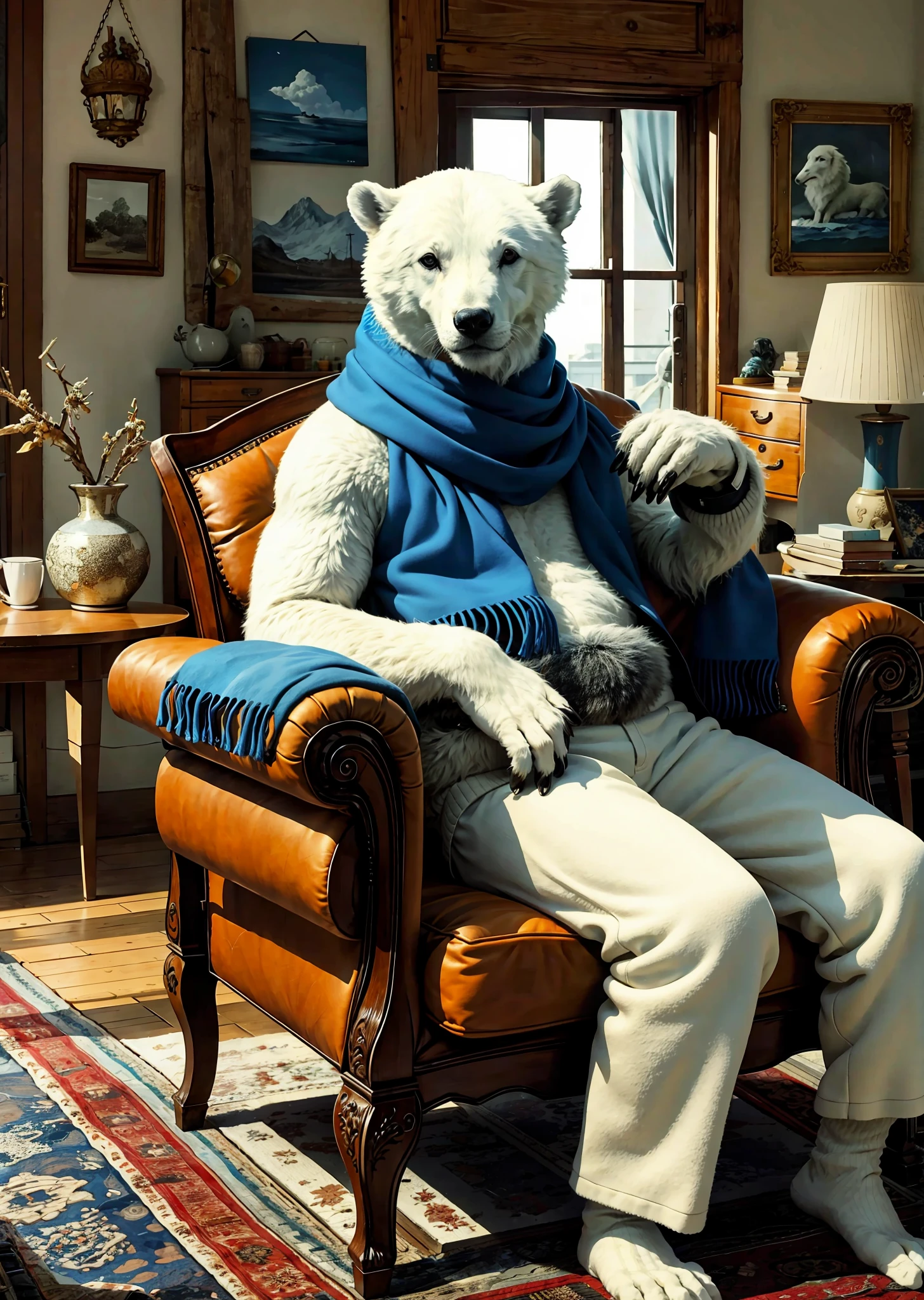 White wool