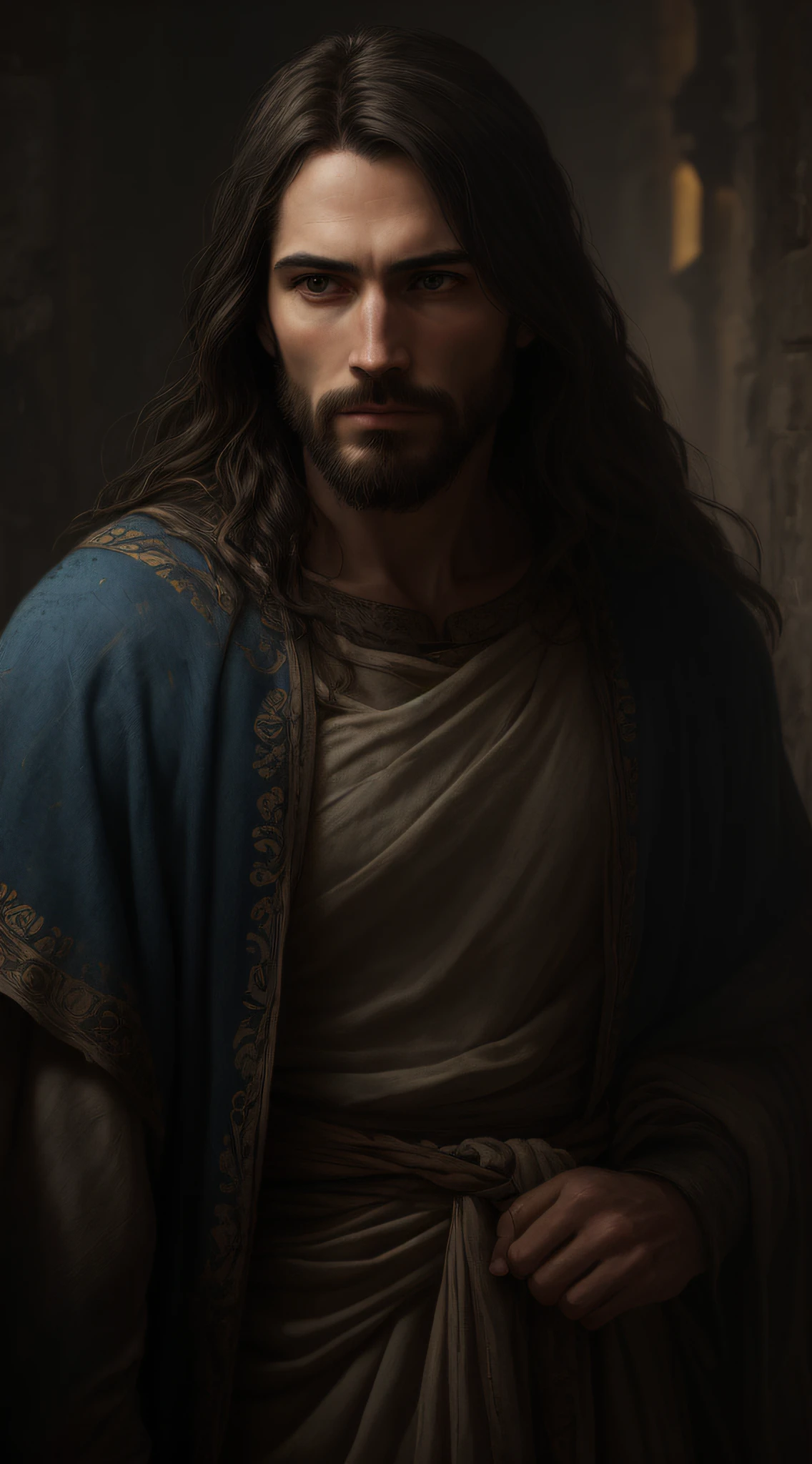 JESUS CHRIST near Noah's ark Dark photo: realistic epic, soft cinematic portrait, adobe lightroom, photographic lab, highly detailed, faded, art by Greg Rutkowski and artgerm, neutral colors: 1.2), (hdr: 1.4), (soft colors:1.2), hyperdetailed, (artstation:1.4), cinematic, warm lights, dramatic light, (intricate details:1.1), complex background, (rutkowski:0.66), (blue and orange:0.4