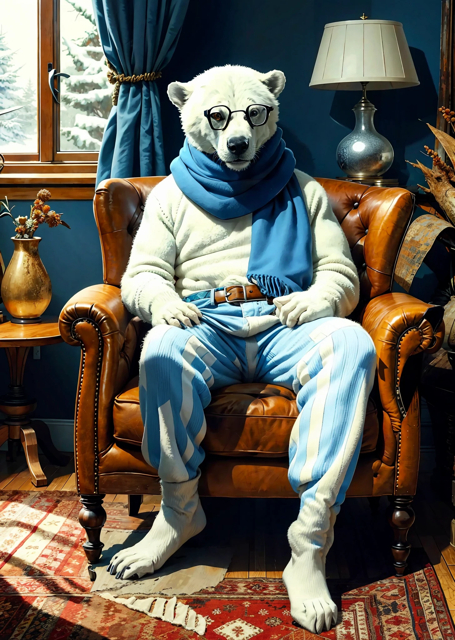 White wool