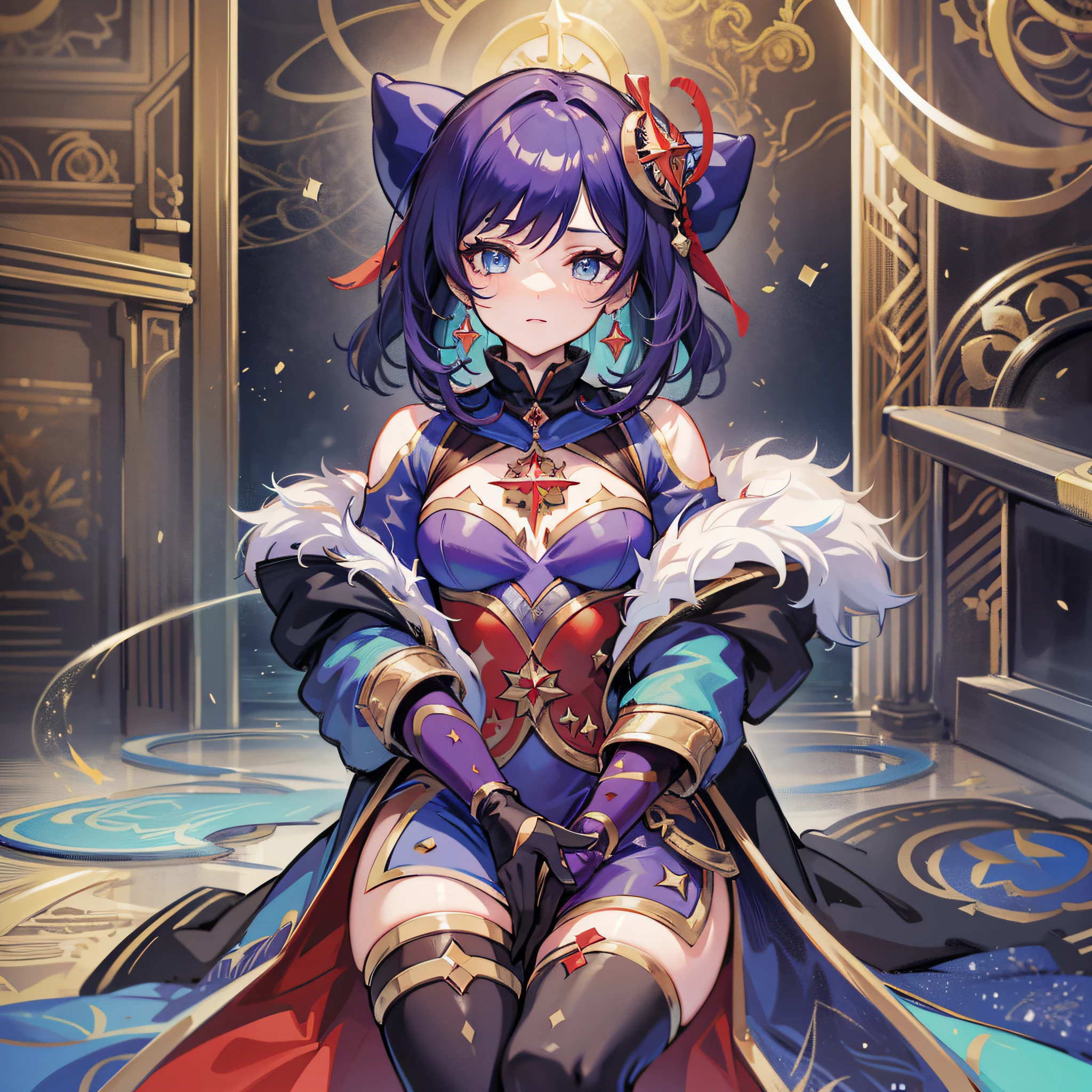 Mona genshin impact, original game outfit