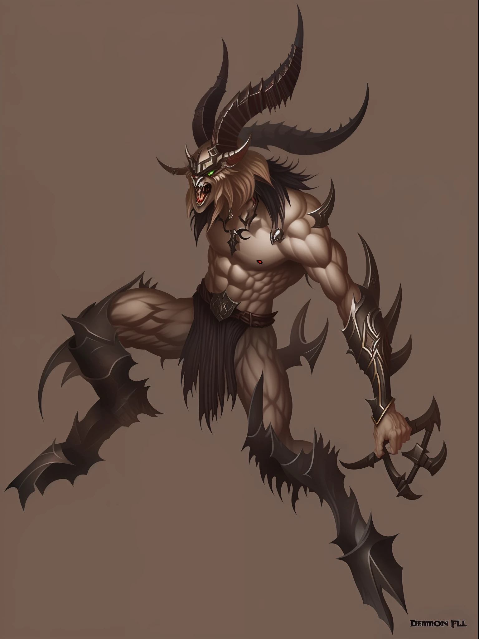 Demon, Devil, Inferior Demon, Fantasy, High Quality