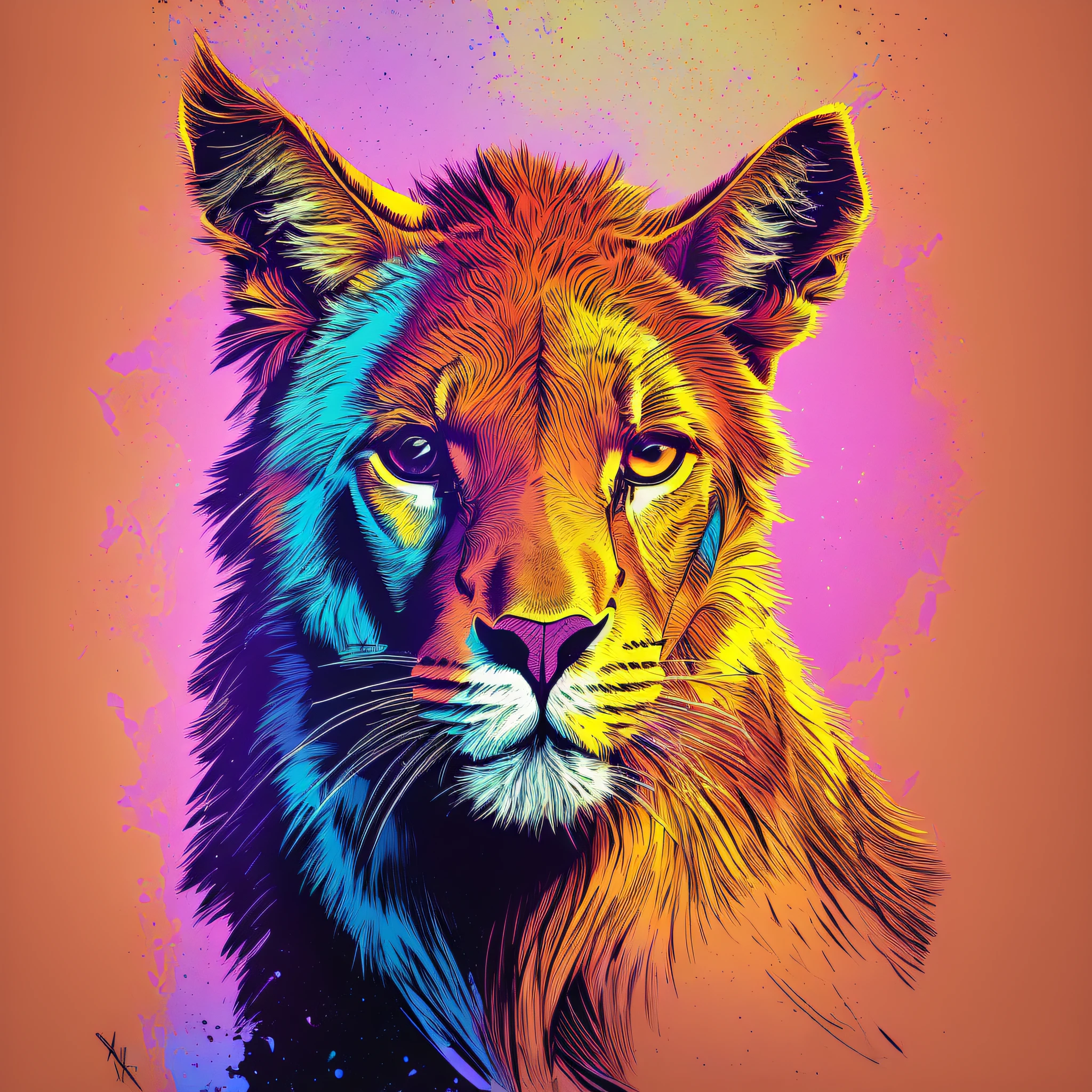 (samdoesarts:1.3), nvinkpunk, particles, (camel), portrait, backlighting, abstract, painting, painted by famous artist, ethereal, liquid, abstract, masterpiece, highly detailed, best quality, highest quality, realistic lighting, hyperdetailed, hyperrealism, colors, colorful --auto --s2