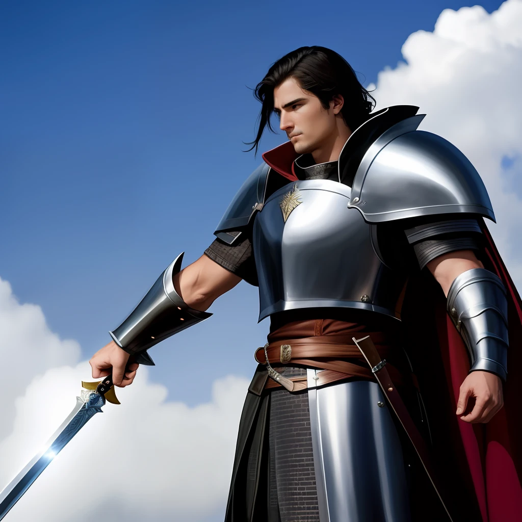 The Breton Paladin of Justice is a noble and honorable warrior, dedicated to defending the weak and fighting for justice. He is a member of the Breton race, known for his bravery and determination. With his sword and shield, this paladin faces his enemies with courage and dexterity, while using his sacred magic to heal wounds and protect the innocent. He is a defender of truth and justice, always ready to fight for what is right.