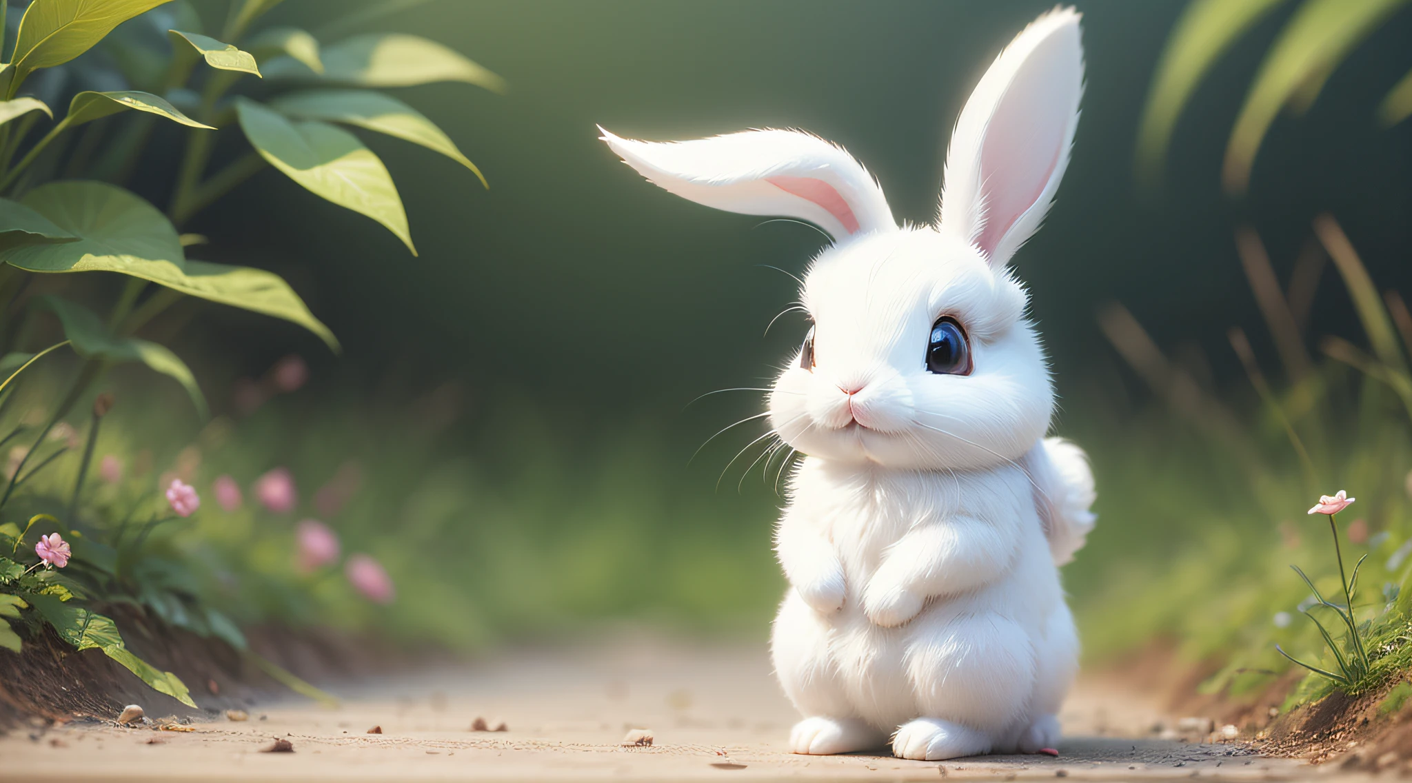 A cute white bunny --auto --s2
