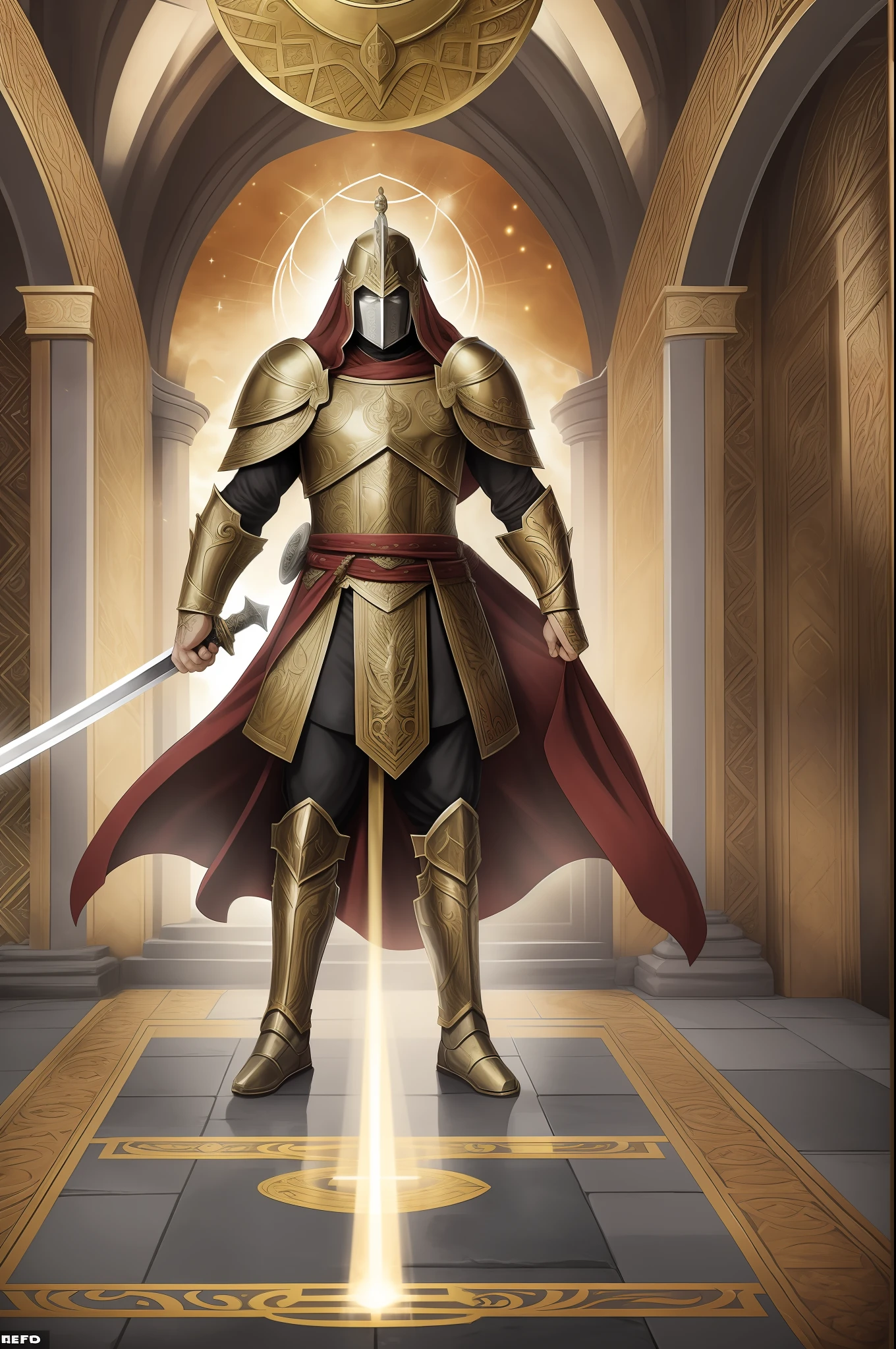 The Imperial Divine Templar is a sacred and devout warrior, dedicated to serving the gods and protecting the innocent. He is a member of the Imperial race, known for his discipline and loyalty. With his sword and shield, this Templar faces his enemies with courage and dexterity, while using his divine magic to heal wounds and protect the weak. He is a defender of faith and justice, always ready to fight for what is right. It is focused on the military army --auto --s2