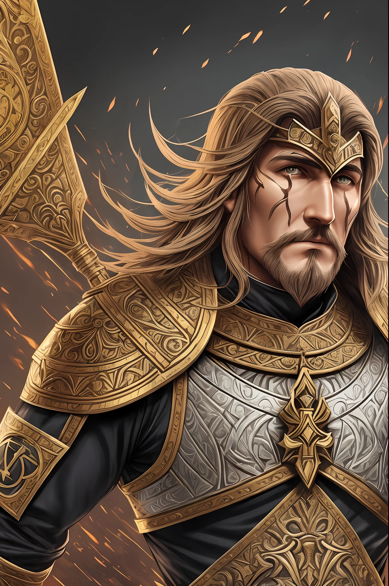 The Imperial Divine Templar is a sacred and devout warrior, dedicated to serving the gods and protecting the innocent. He is a member of the Imperial race, known for his discipline and loyalty. With his sword and shield, this Templar faces his enemies with courage and dexterity, while using his divine magic to heal wounds and protect the weak. He is a defender of faith and justice, always ready to fight for what is right. This race is humanoid --auto --s2
