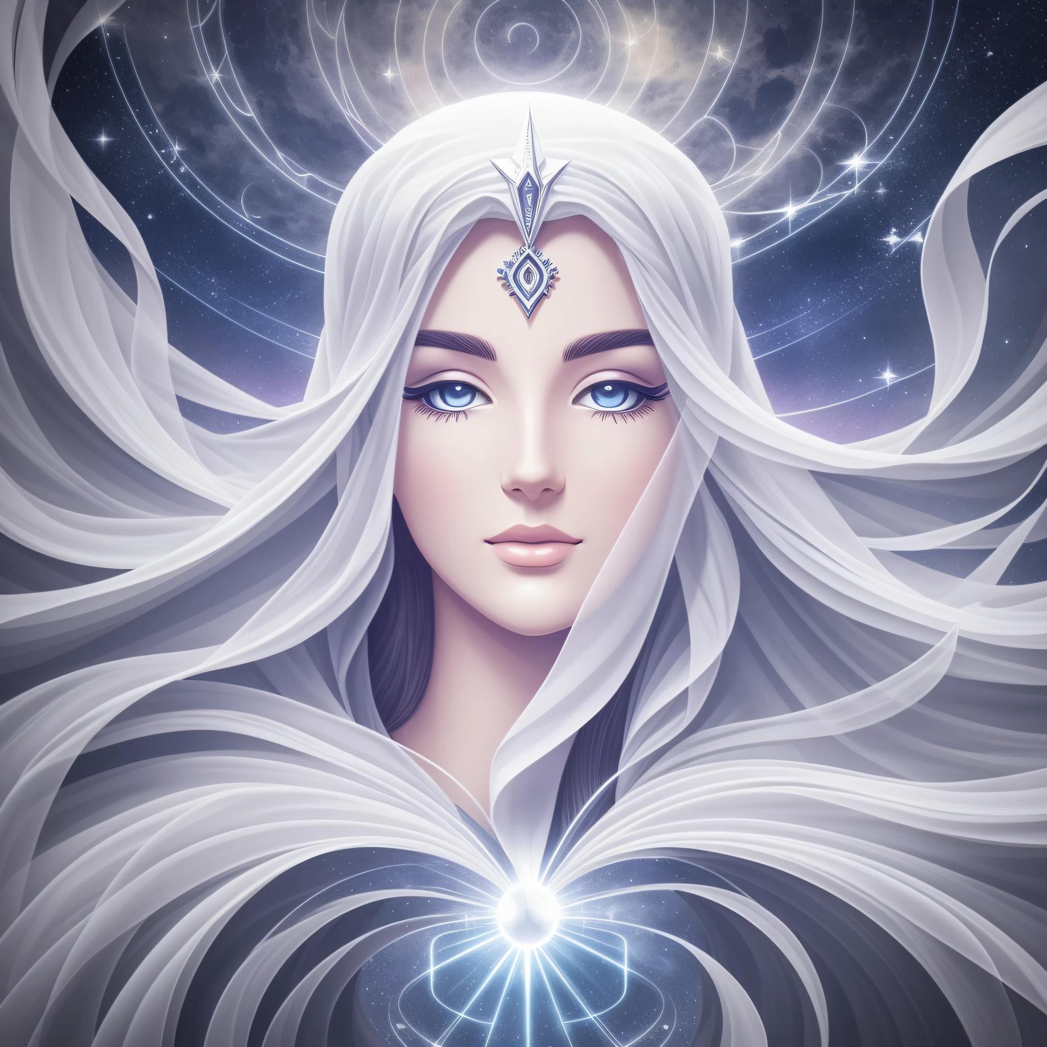 divine logo, white background, awakening --auto --s2