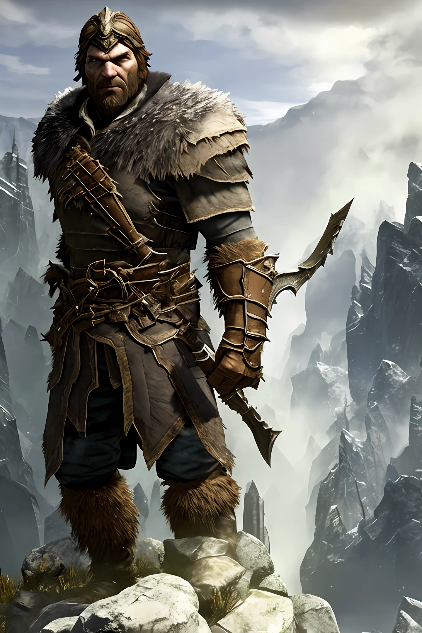 The Nordic Leader of Skyrim is a strong and determined leader, able to unite and lead his people with courage and wisdom. He is a member of the Nordic race, known for his bravery and determination. With his willpower and his love for his homeland, this leader is able to face any challenge and to guide his people in times of peace and war. He is a supporter of Skyrim and its values, always ready to fight for what he believes in.