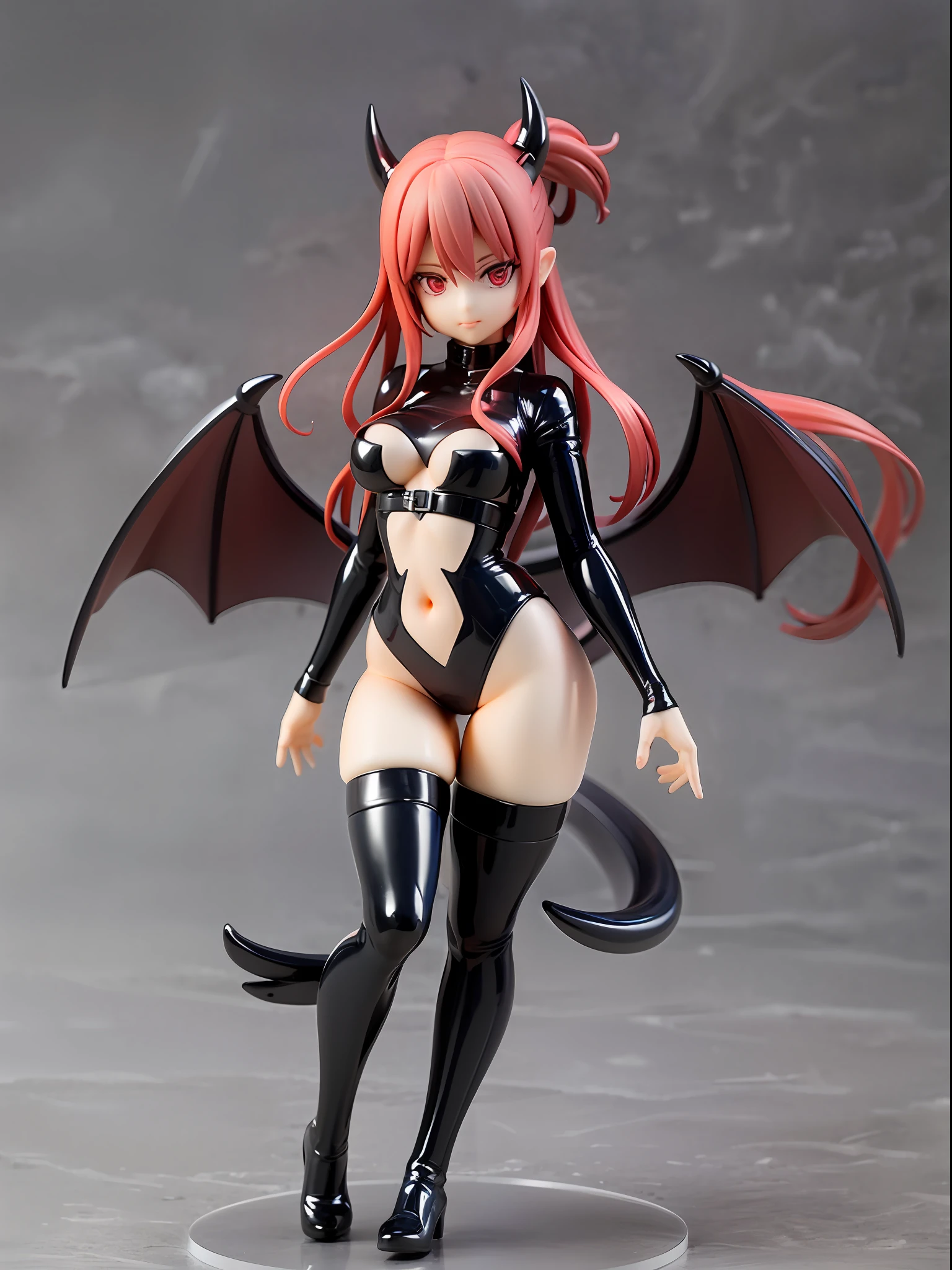 girl, devil, demon wings, devil's tail, red eyes, beautiful appearance, full body black tights,,(8k, RAW photo, best quality, masterpiece:1.2), ultra high res, photo realistic, professional lighting, detailed lighting, professional photography, high quality, high res, extremely detailed, bloom, depth of field, sketch, sharp focus, soft lighting, detailed, detailed skin, to8contrast style