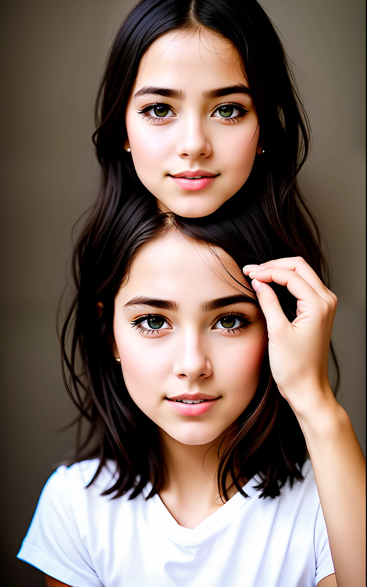 Turn the image into a realistic portrait