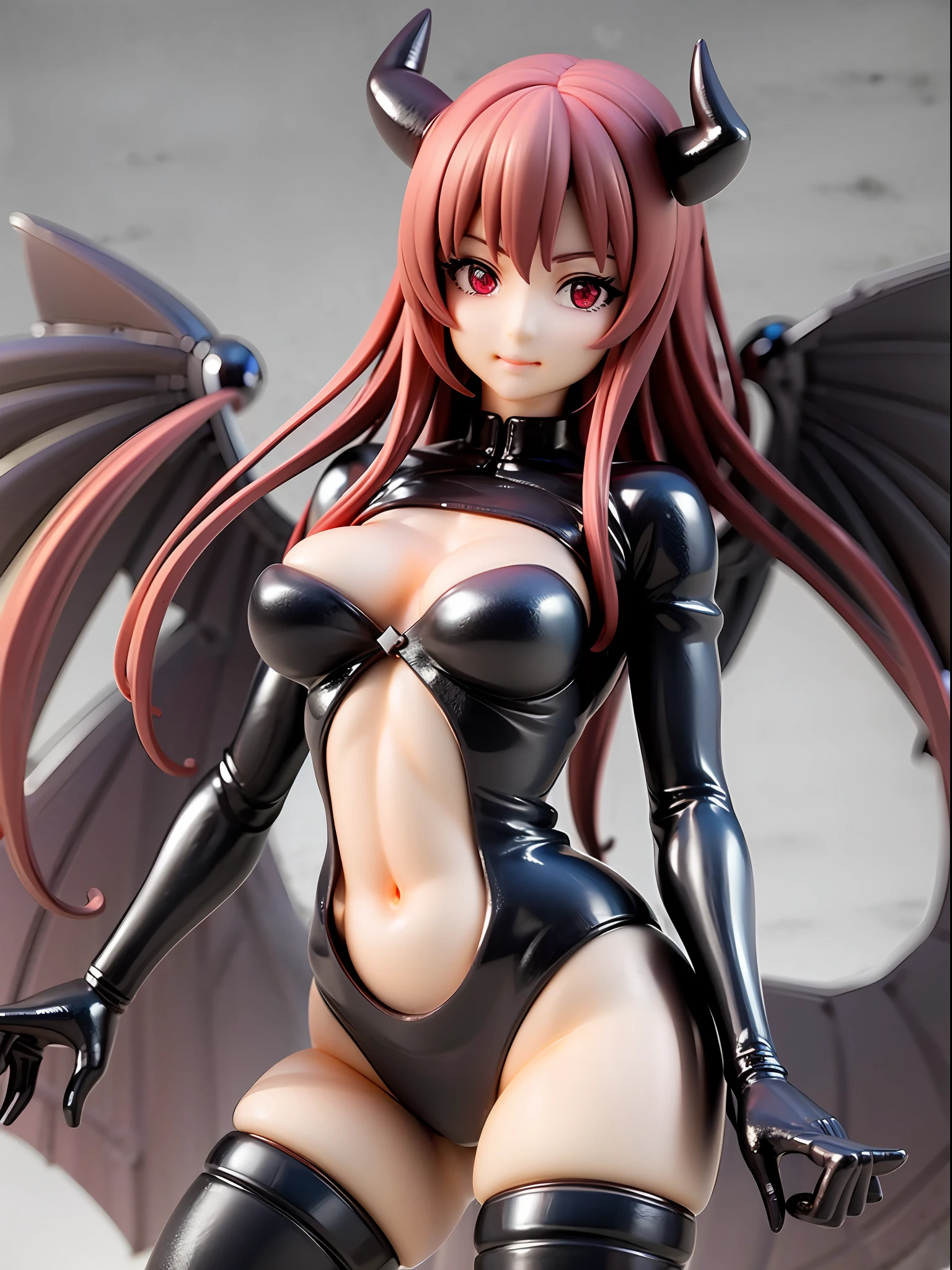 いやらしい雰囲気、girl, devil, demon wings, devil's tail, red eyes, beautiful appearance, full body black tights,,(8k, RAW photo, best quality, masterpiece:1.2), ultra high res, photo realistic, professional lighting, detailed lighting, professional photography, high quality, high res, extremely detailed, bloom, depth of field, sketch, sharp focus, soft lighting, detailed, detailed skin, to8contrast style