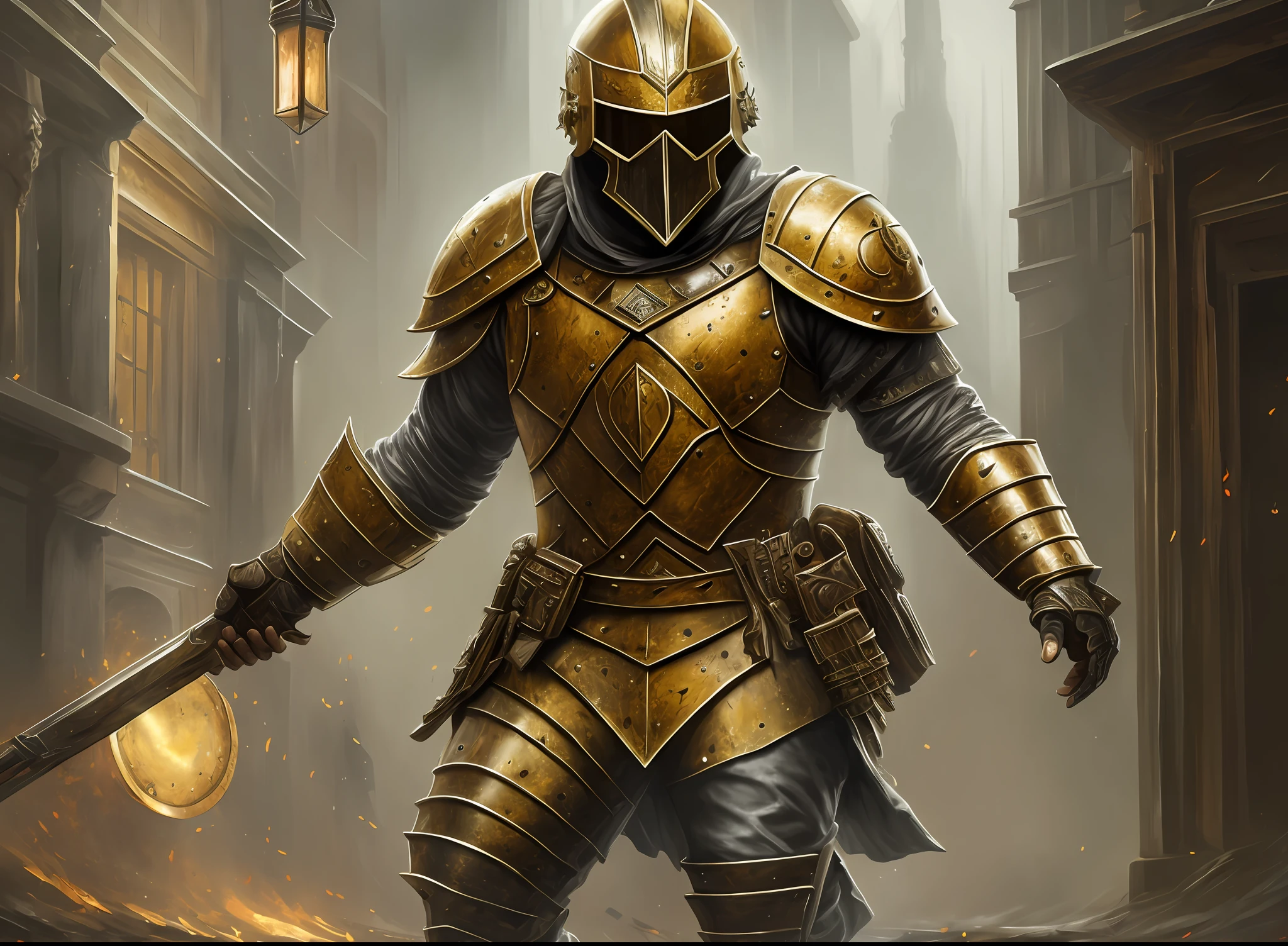 SCP-1510, from SCP lore, The Tarnished Legionnaire, imposing roman helmet-wearing soldier, Art by alfredo rodriguez, dynamic, movement, beautiful oil painting, fine art, award-winning art, beautiful lighting, intricate detail --ar 2:3 --test --creative, 8K --auto --s2