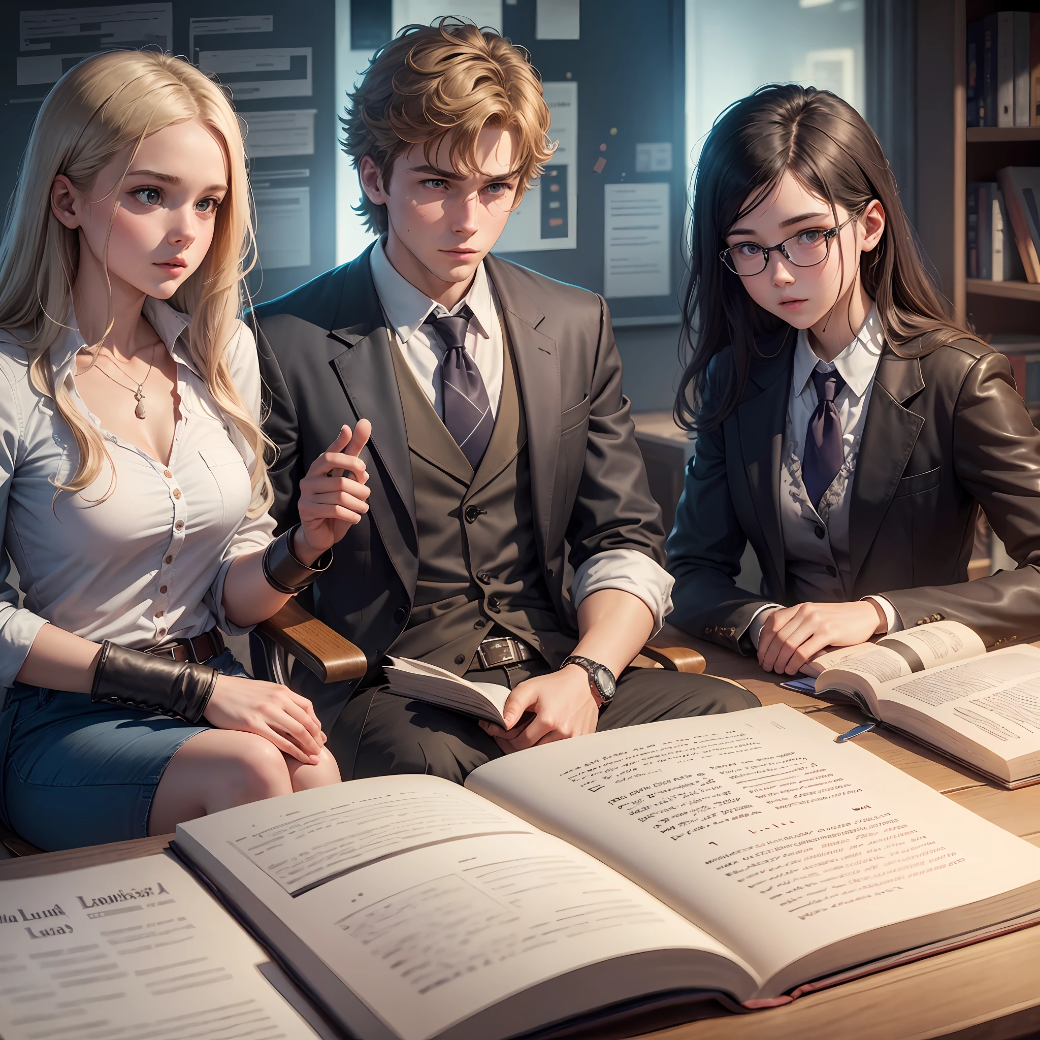 With the book in hand, Luke, Sophia, Daniel, and Julia began researching the Apocalypse. They met every day after school to discuss their findings and share what they learned. And so, the exciting journey through the Apocalypse with his evangelical friends was about to begin. --auto --s2
