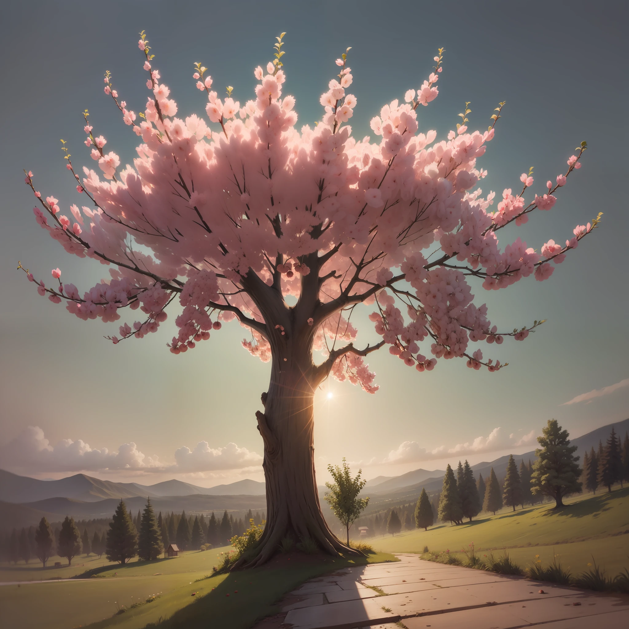 apple tree full of life