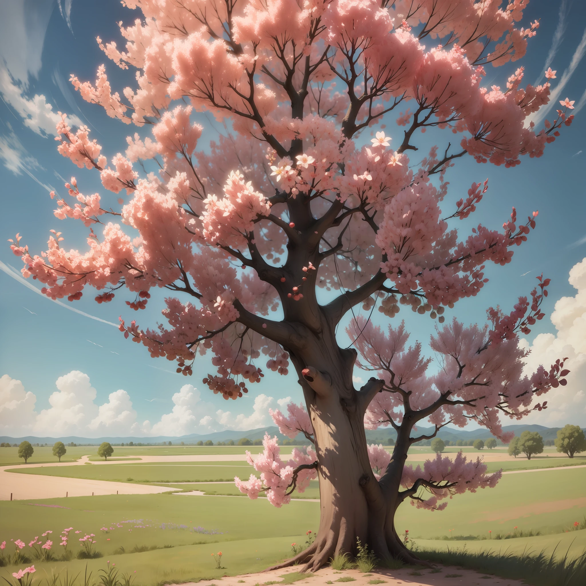 apple tree full of life