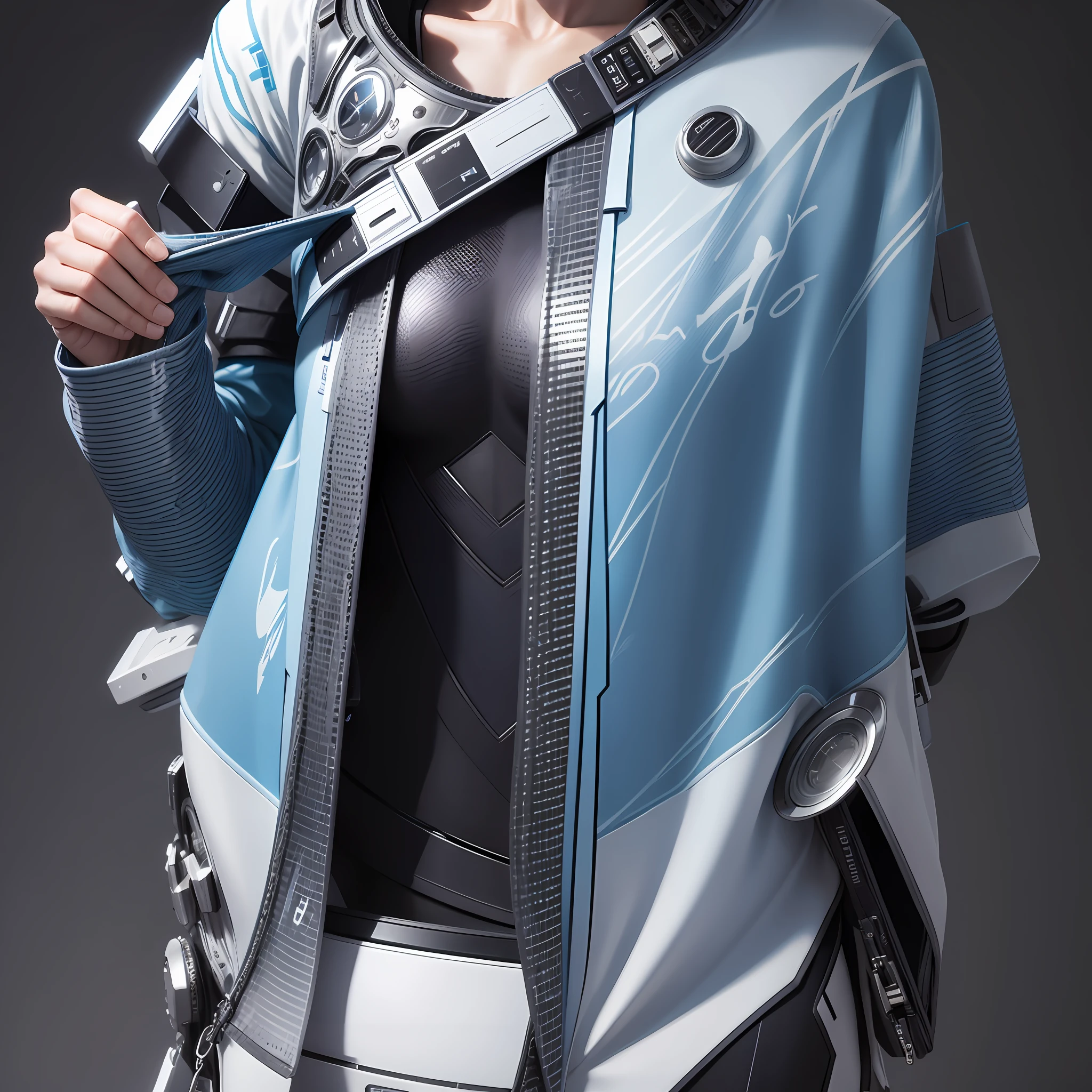 Futuristic, Realistic Clothing, Future Clothing, Technological Clothing, Space Clothing --auto --s2