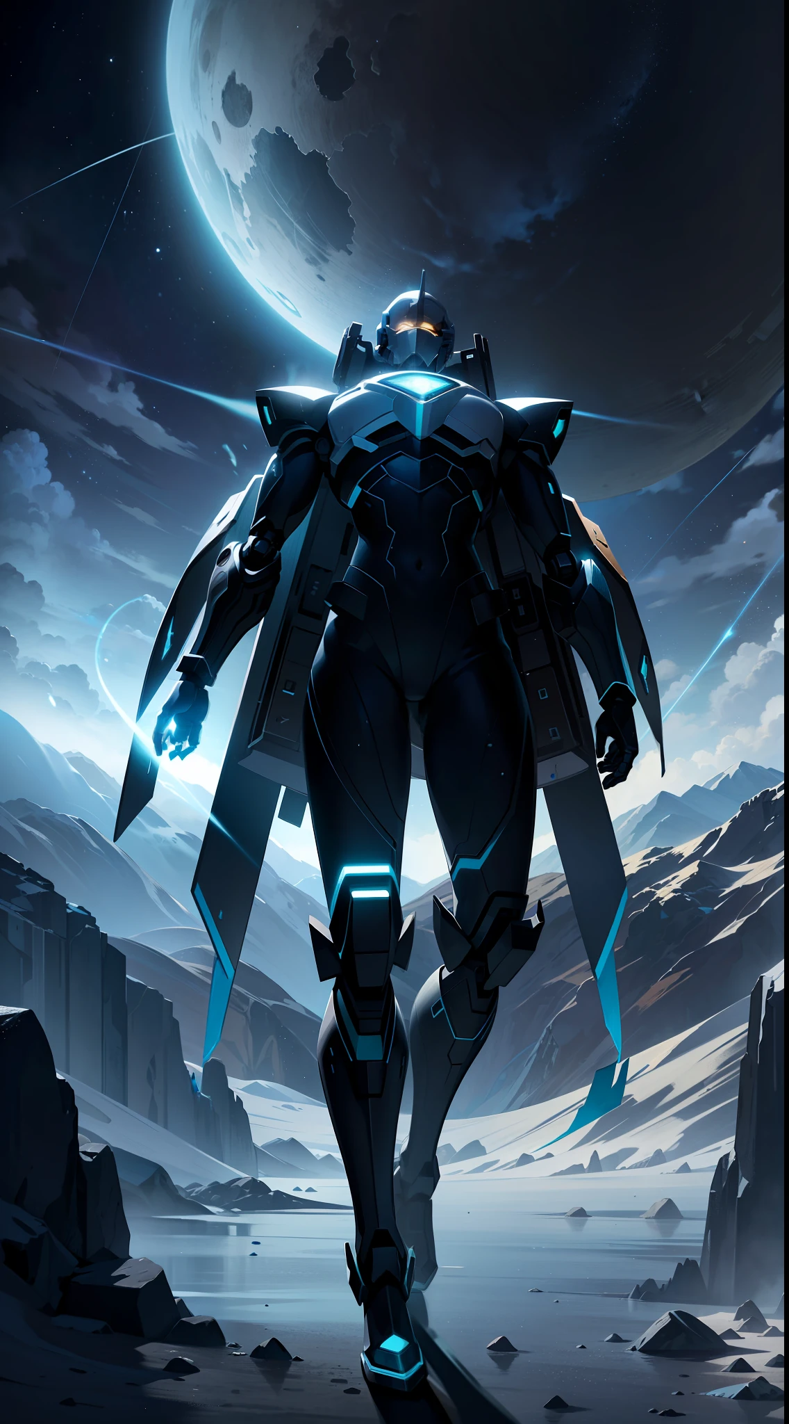 (8K anime:1.2), an epic starring a robotic galactic with gravitational powers, in an epic animation style, with incredible visual effects and a stunning futuristic background. The story is gripping and follows the protagonist, a galactic robot with incredible powers that allow him to manipulate gravity. With his skill, he is able to perform extraordinary feats such as moving heavy objects, creating force fields, levitating and more