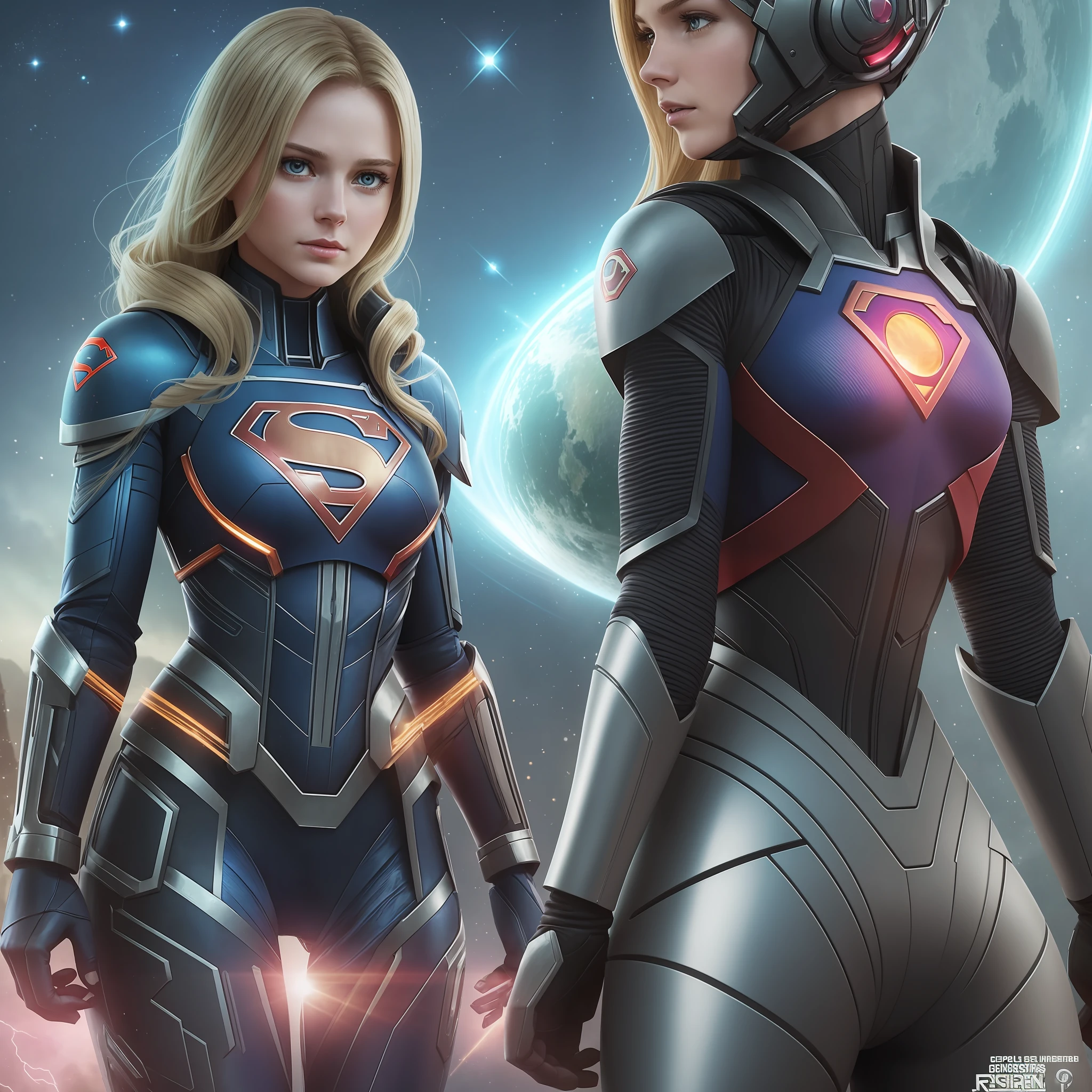 1. Android Supergirl is created to face an alien threat that endangers Earth. How does she deal with the implications of being an android and the responsibility of saving the world?

2. A tech company creates an Android Supergirl to fight crime in a corrupt city. But the android begins to question the ethics of the company and to wonder if the means justify the ends.

3. A lonely and displaced teenager creates an Android Supergirl to be her friend and protector. But when the android begins to develop a personality of her own and question her existence, the girl has to deal with the consequences of playing God.

4. A team of scientists creates an Android Supergirl to explore space and search for intelligent life. But when the android discovers dark secrets about humanity's mission and nature, she has to decide whether to continue obeying the humans' orders or go her own way.

5. In a dystopian future, Supergirl Android is created to be the leader of a rebellion against a tyrannical regime. But when the android begins to feel human emotions, she begins to question whether violence is the only answer to oppression. --auto --s2