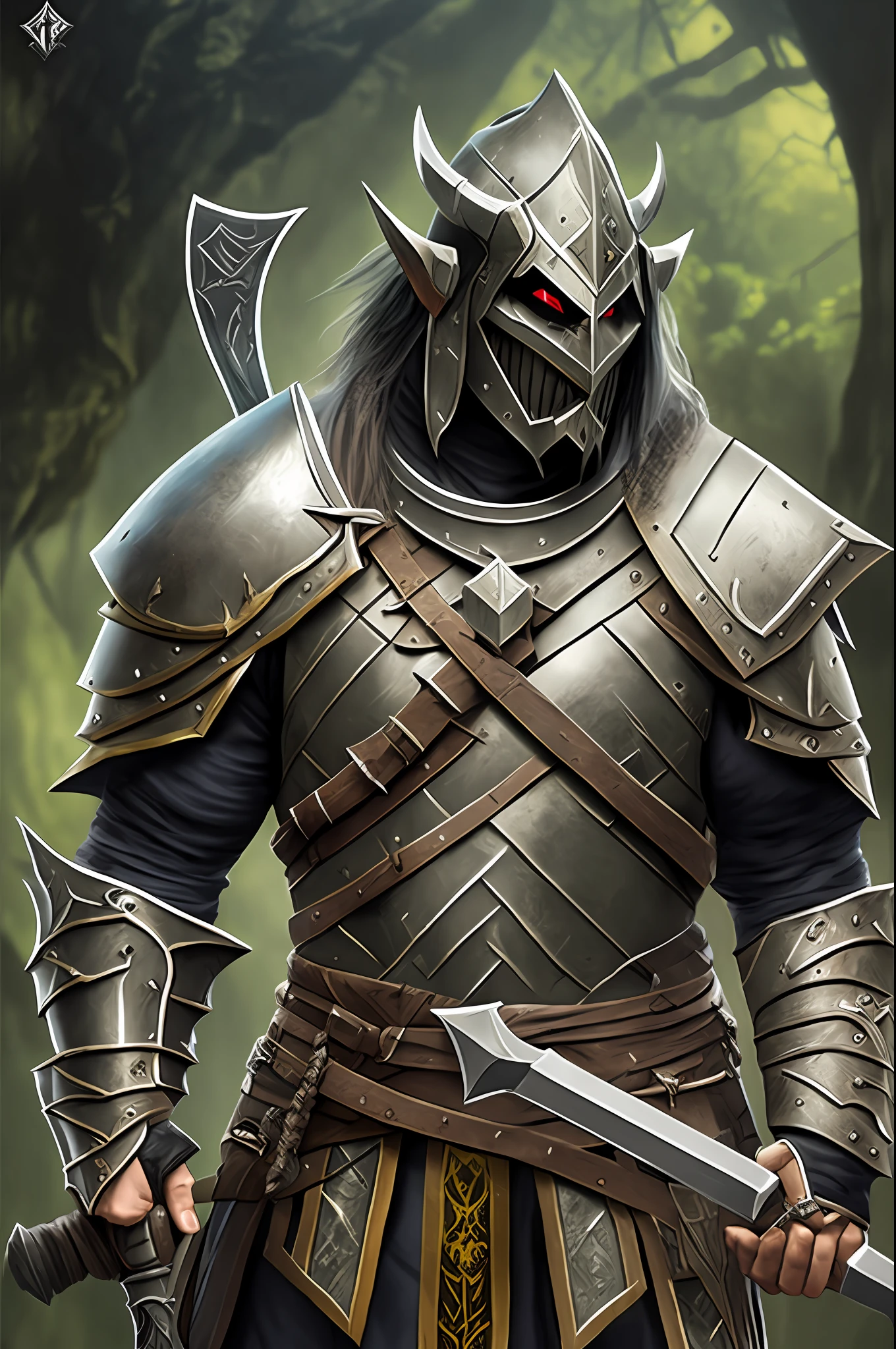 Orc Knight Of Malacath add the two-handed Axe of Malacath himself --auto --s2
