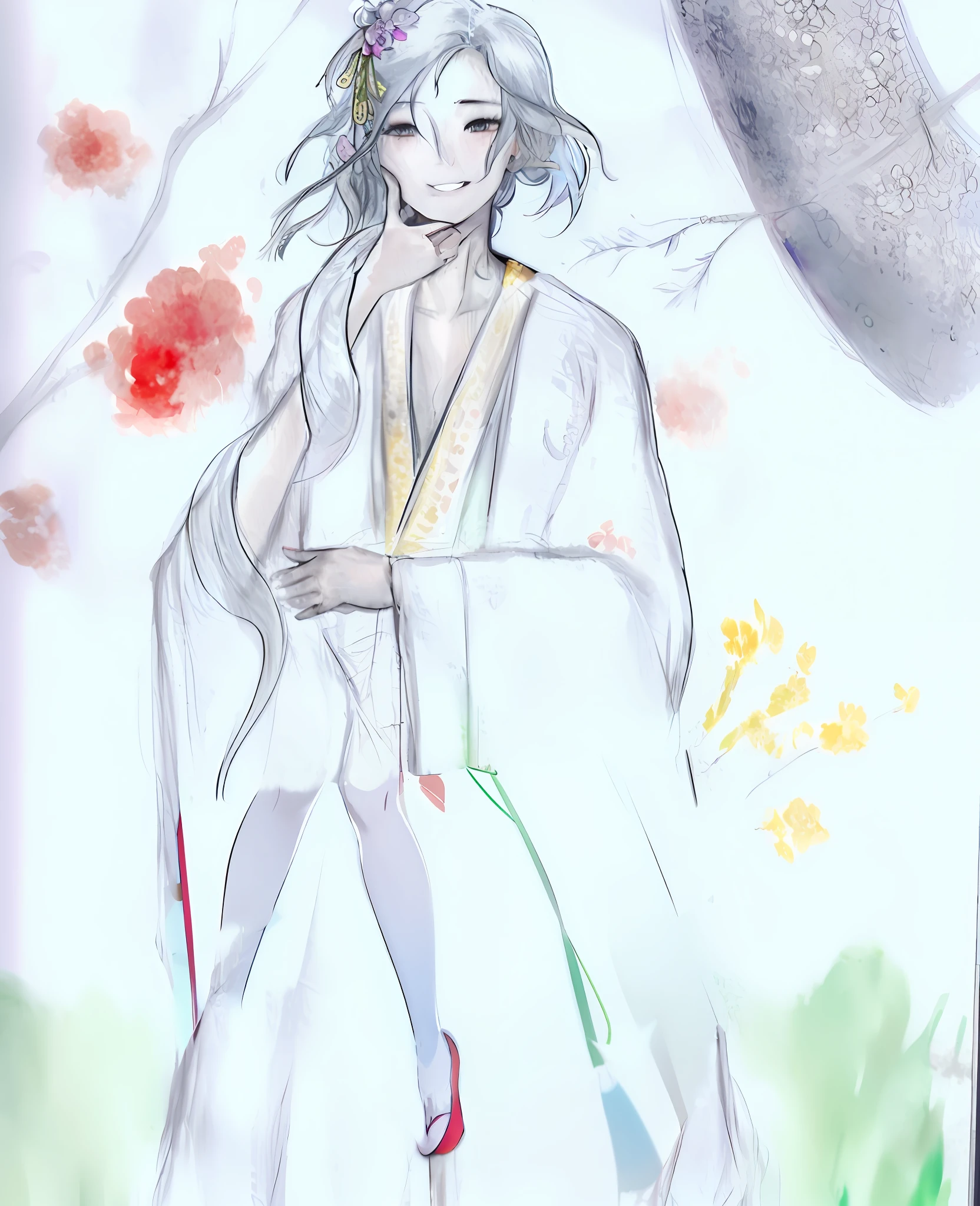 Costumes fluttering in the wind