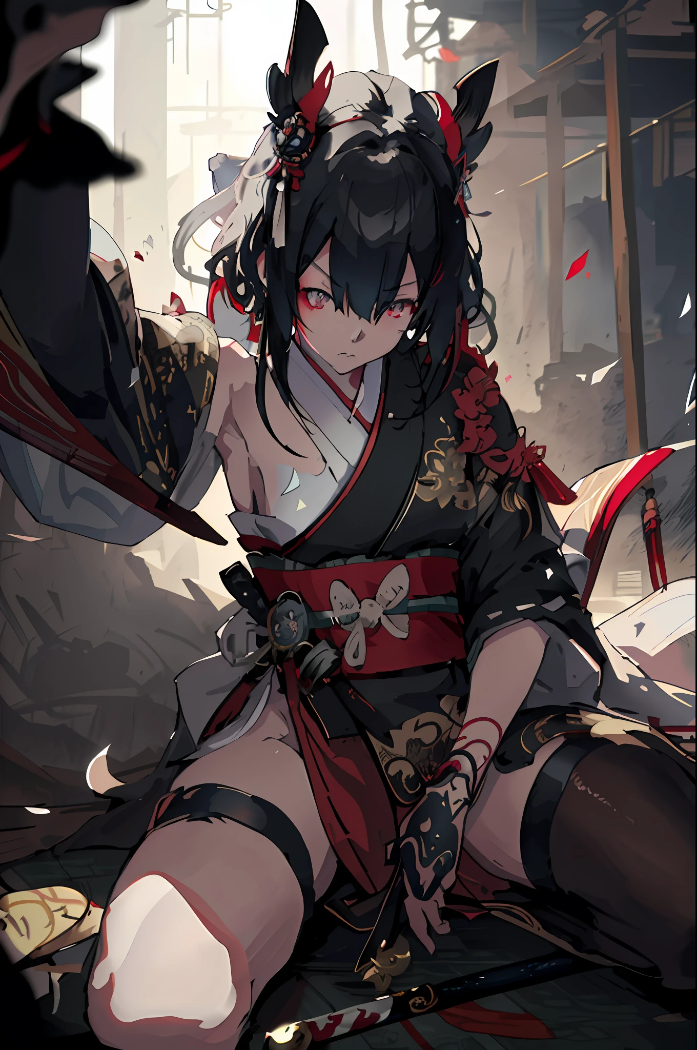 anime - style image of a woman in a kimono outfit kneeling on a bed, guweiz on pixiv artstation, guweiz on artstation pixiv, guweiz, artwork in the style of guweiz, best anime 4k konachan wallpaper, guweiz masterpiece, badass anime 8 k, trending on artstation pixiv