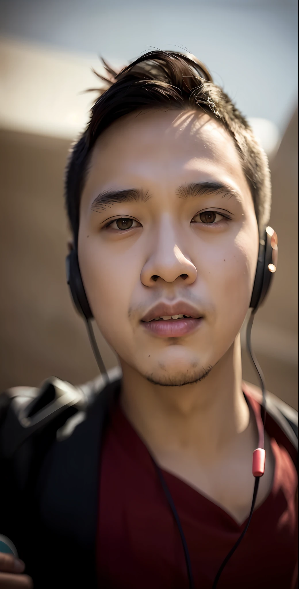 there is a man with headphones on and a remote in his hand, 2 3 years old, 2 7 years old, around 1 9 years old, 2 2 years old, 18 years old, 21 years old, 2 8 years old, twitch streamer / gamer ludwig, asian male, 2 4 years old, andrew thomas huang, 2 9 years old