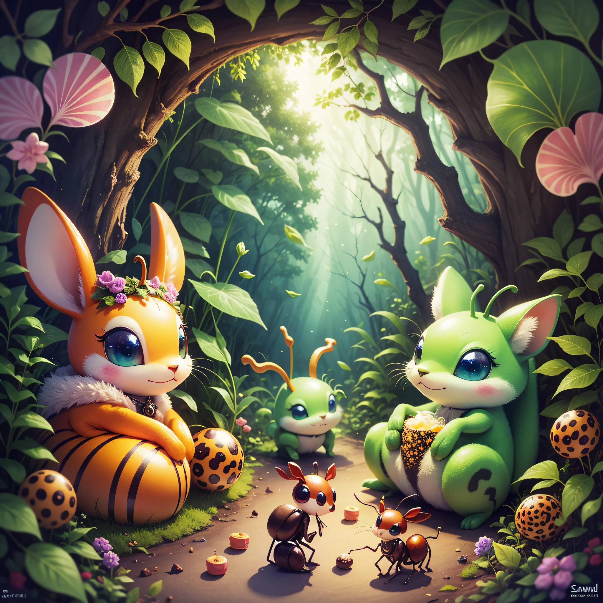 ant animal. enchanted world. sweets. --auto --s2