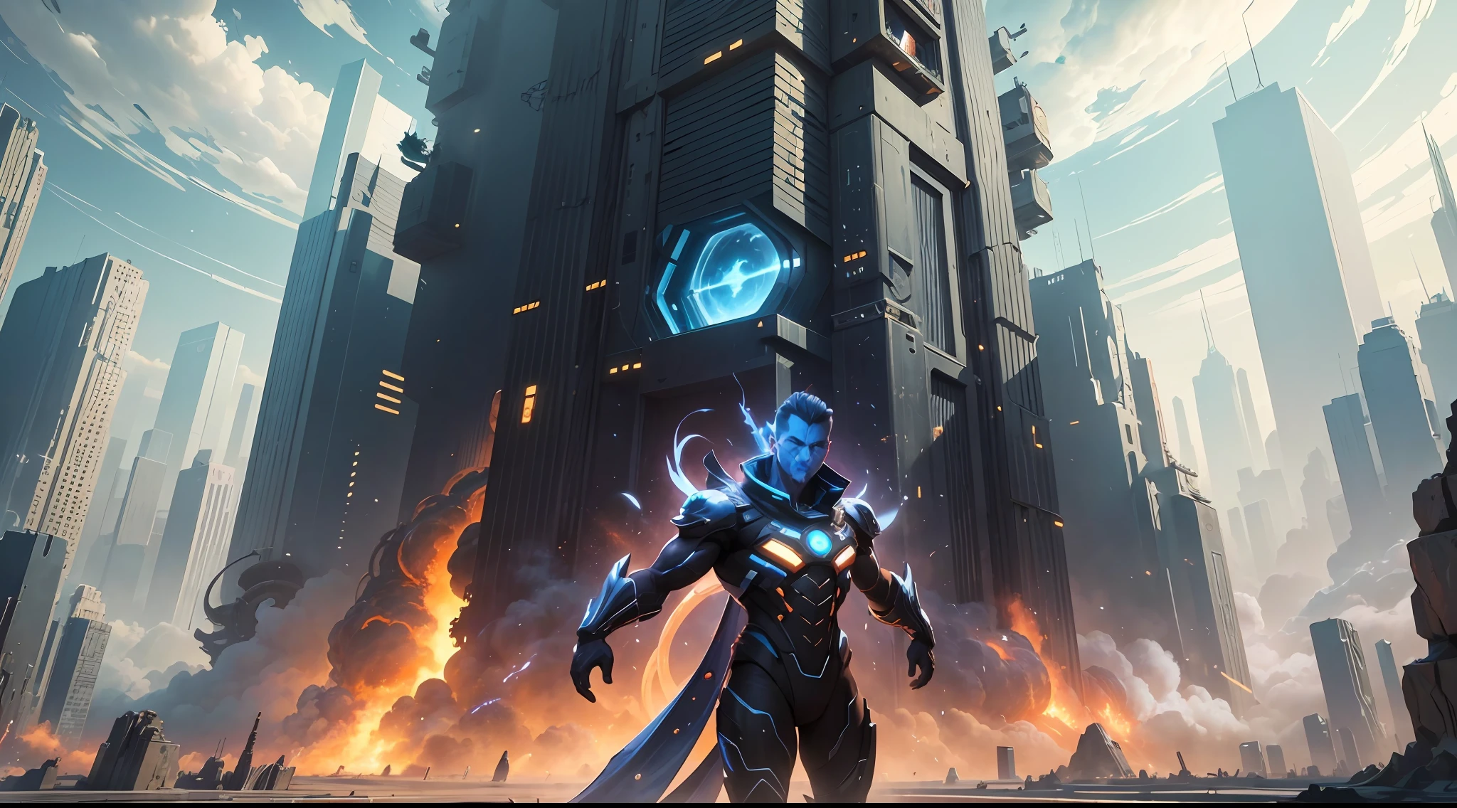 Great, here's the enhanced prompt with your suggestions: (8K anime:1.2), an epic starring a man with teleportation powers, in an epic animation style, with incredible visual effects and a stunning futuristic background. The story is gripping and follows the protagonist, a man with incredible teleportation powers, who allows him to move instantly from one place to another. With his skill, he is able to perform unbelievable feats such as teleporting through walls, disappearing in the blink of an eye and appearing elsewhere, and even teleporting to other dimensions. The animation is produced with forward animation, a technique that creates smooth and fluid movements, giving life to the protagonist with a realistic and imposing appearance. The visual effects are extraordinary, with explosions, tracks and other elements that make the action even more exciting. The futuristic background is incredible, with futuristic cities and spaceships, creating a perfect environment for the protagonist's adventure. The story is full of twists and excitement, with the protagonist battling powerful enemies and unraveling mysterious mysteries on his journey. --auto --s2