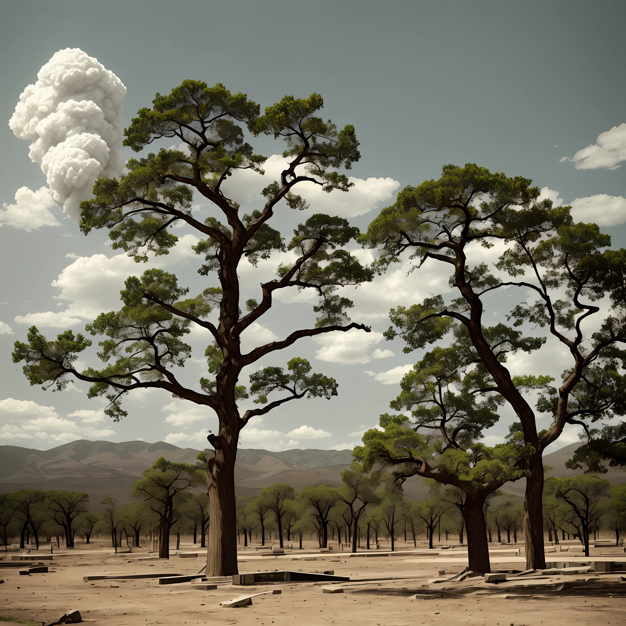 Trees that survived the atomic bomb --auto --s2