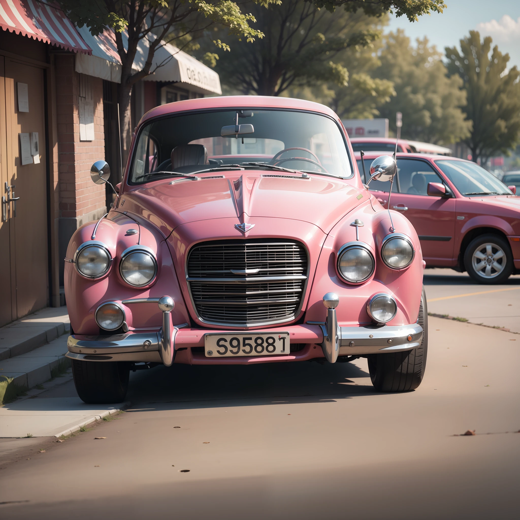 Car, pink