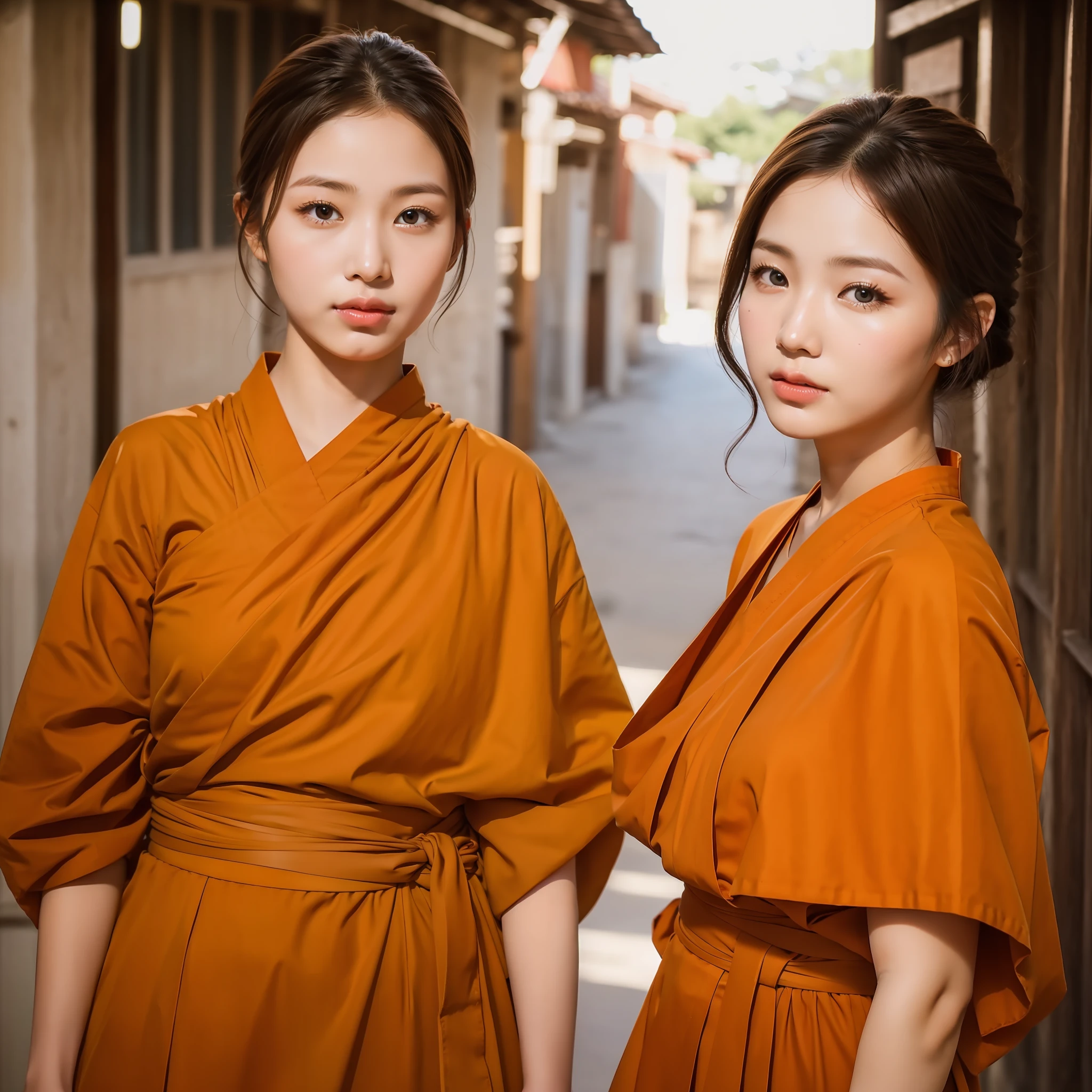 Beautiful Girl of a Monk