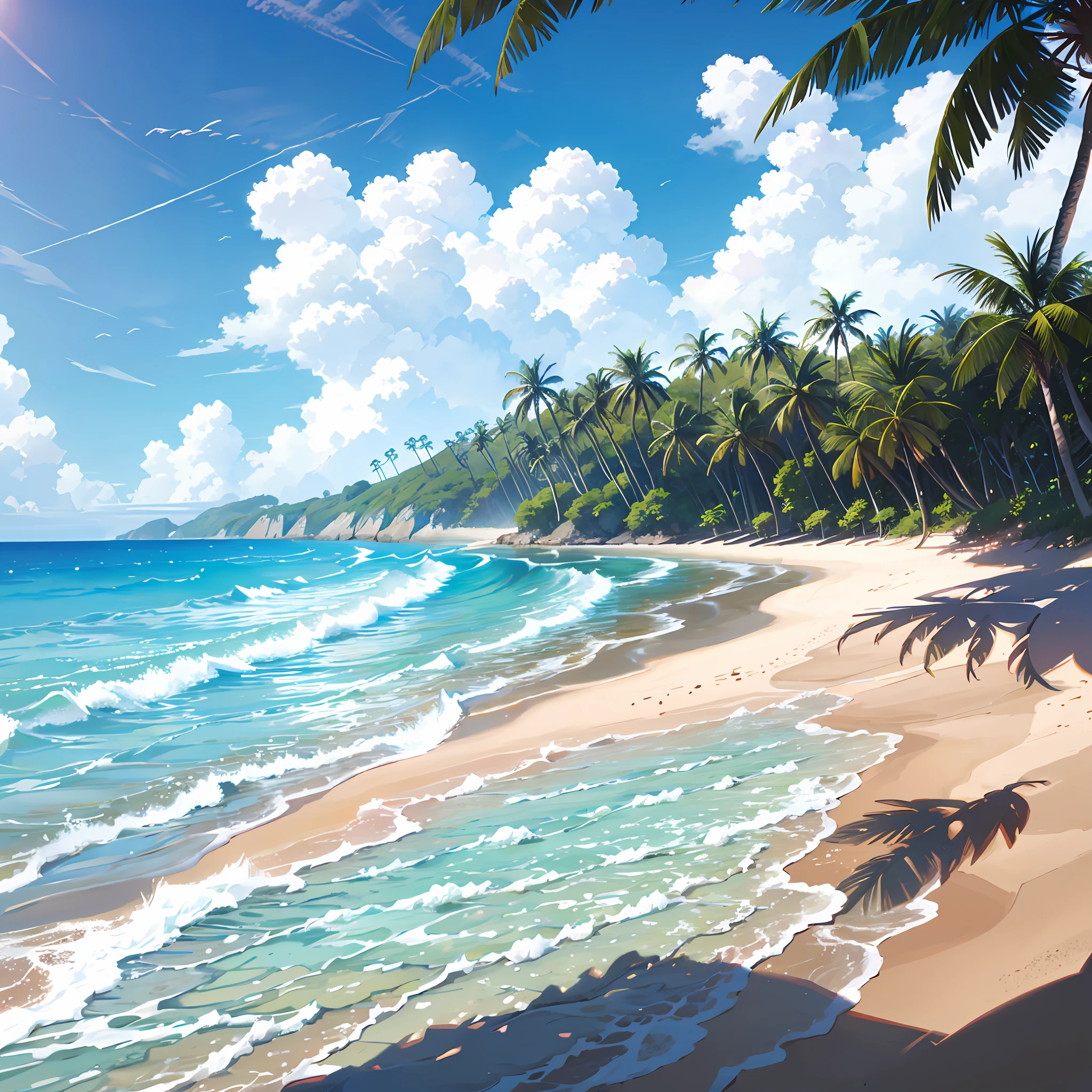 A beautiful beach, summer timer --auto --s2