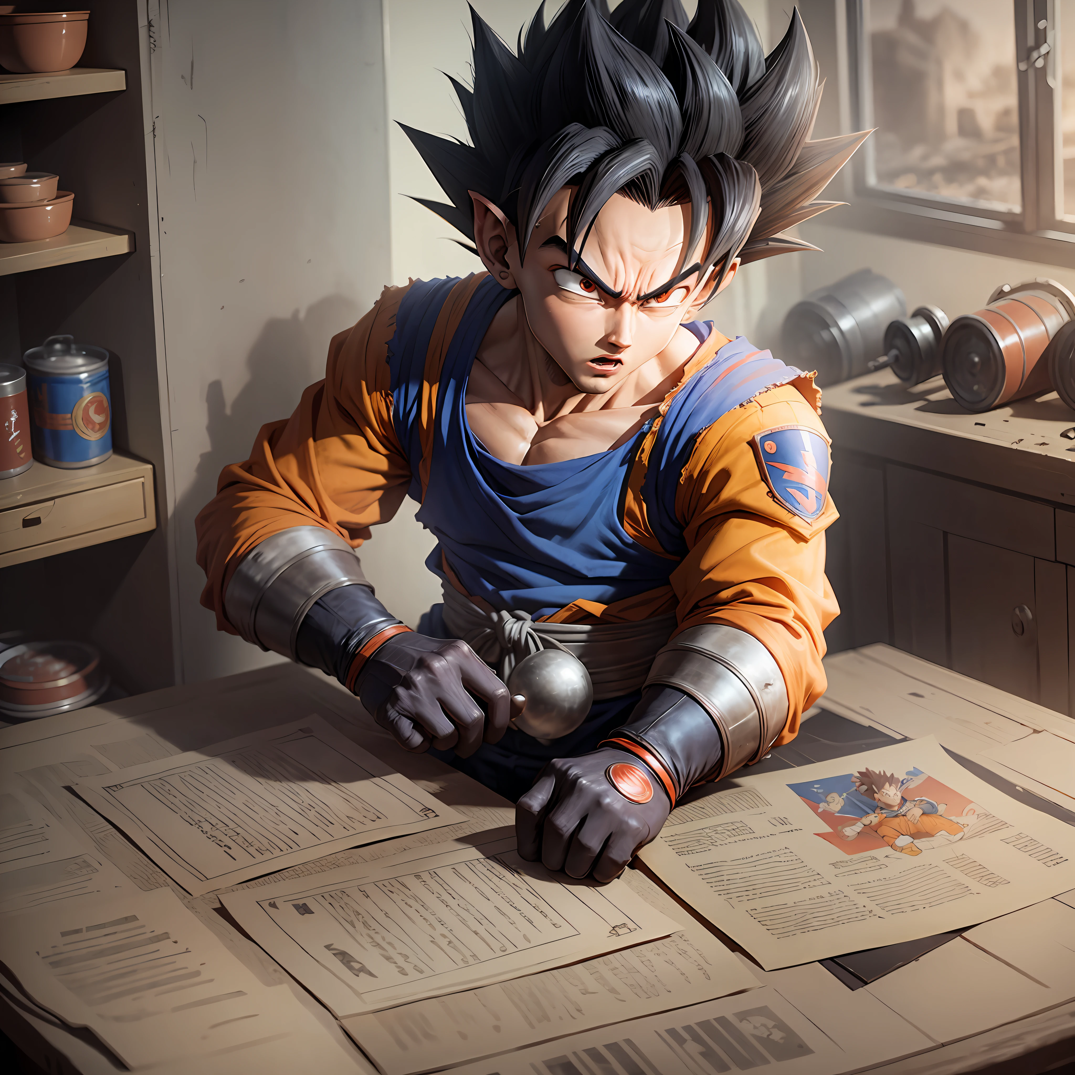 Goku and Vegeta in World War II