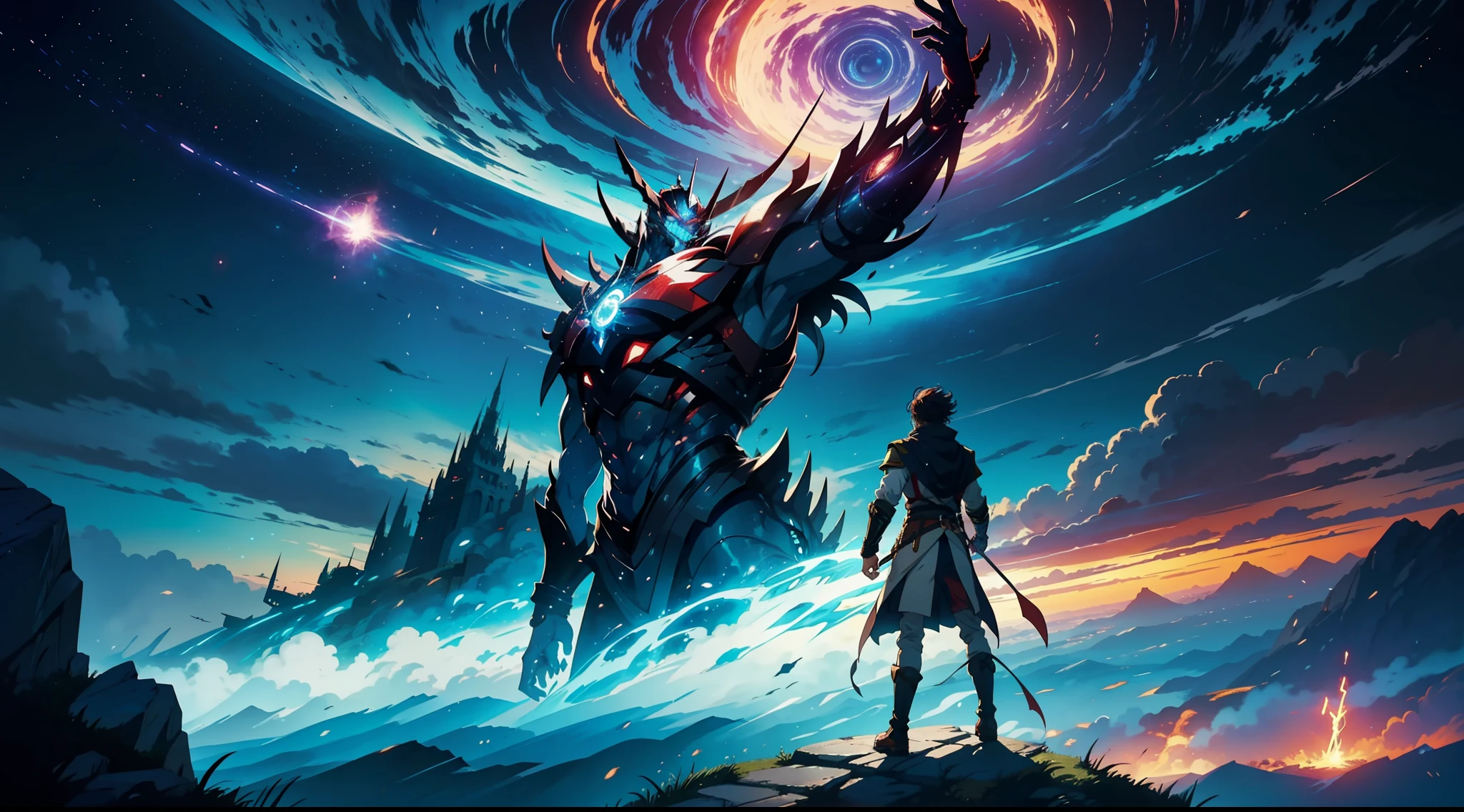 The anime begins with our protagonist, a young man with teleportation skills, discovering his power and learning to control it. He is a fearless warrior in search of adventures and challenges. The story unfolds in a fantasy world full of magical creatures and powerful beings.
Throughout the plot, our hero faces powerful and dangerous enemies, but finds loyal allies who help him on his journey. Together, they face epic battles and challenges that test their skills and their courage.
The anime's animation is stunning, with vibrant colors, detailed backdrops, and fluid movements. The visual effects are breathtaking, with bursts of energy, lightning and other manifestations of magical power.
In the end, our hero becomes a legendary warrior, respected by all and feared by his enemies. He is the protector of his homeland, ready to fight any threat that arises. This epic anime is a thrilling adventure that keeps the viewer stuck until the end.