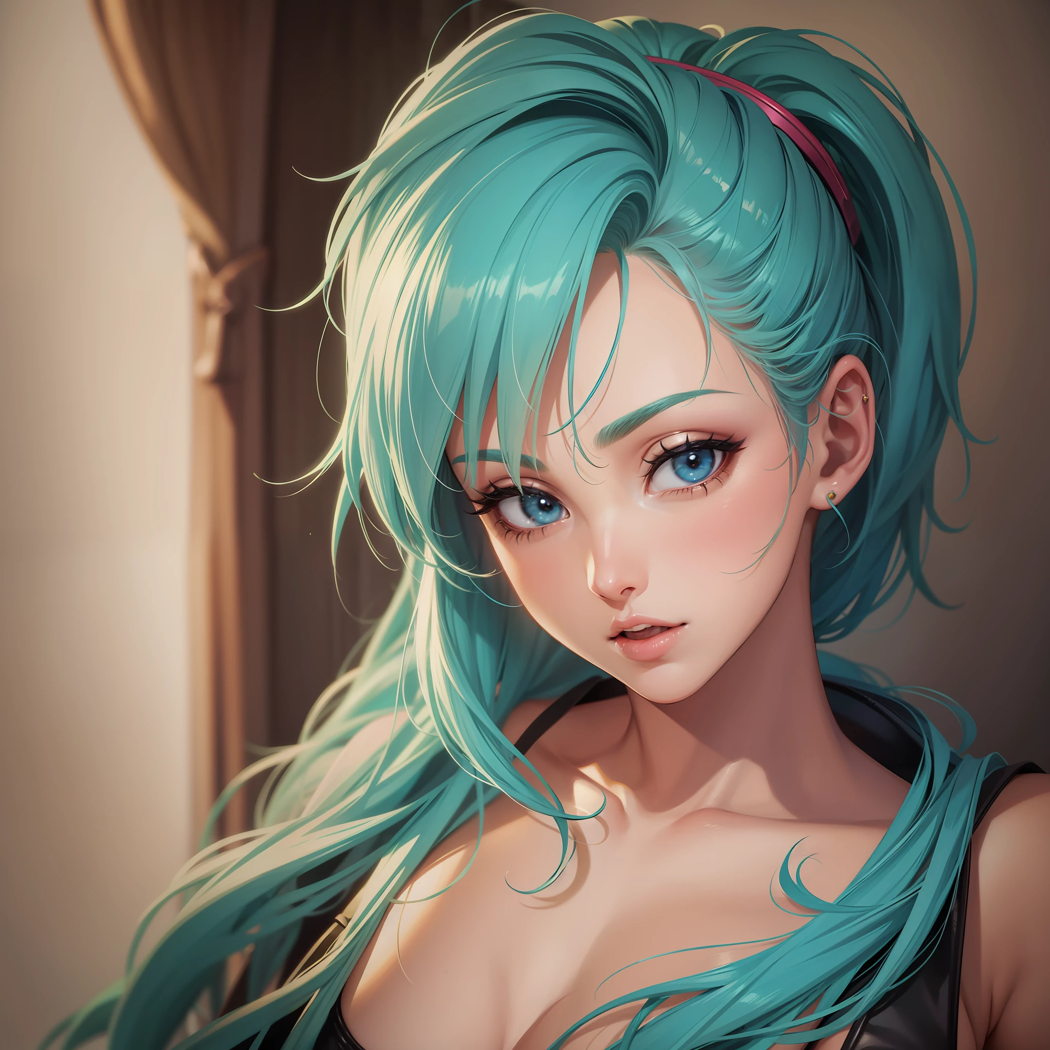 Bulma beautiful sexual super realistic and well detailed